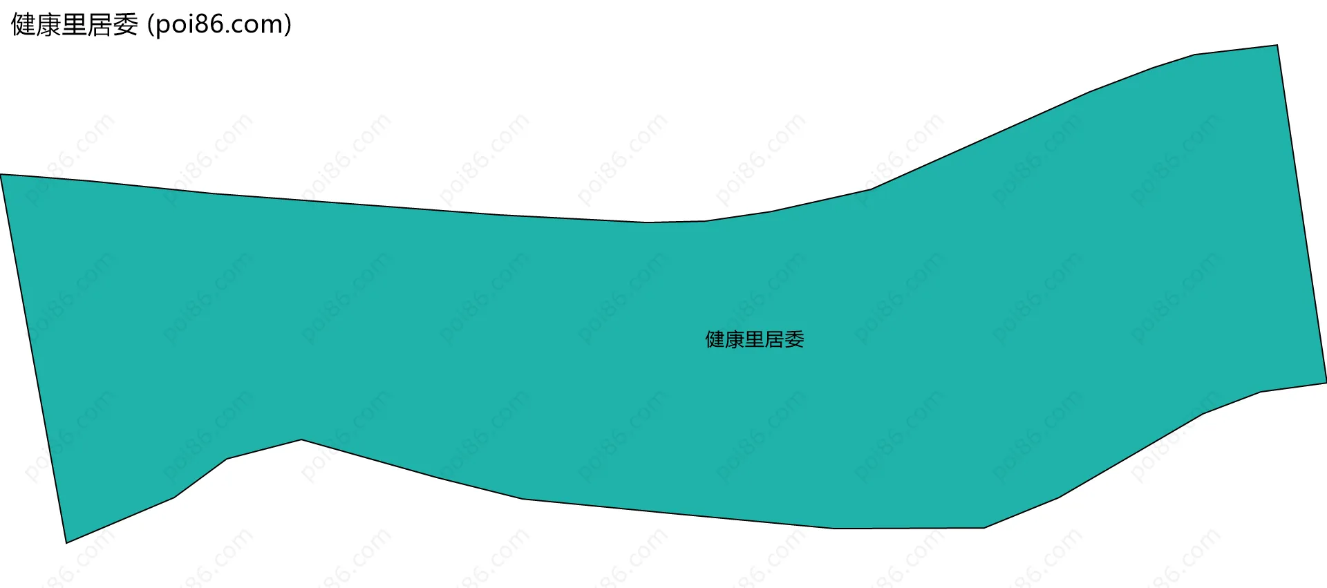 健康里居委边界地图