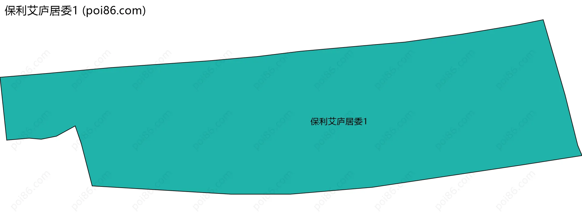保利艾庐居委1边界地图