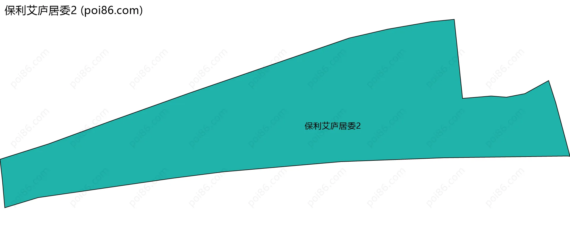 保利艾庐居委2边界地图