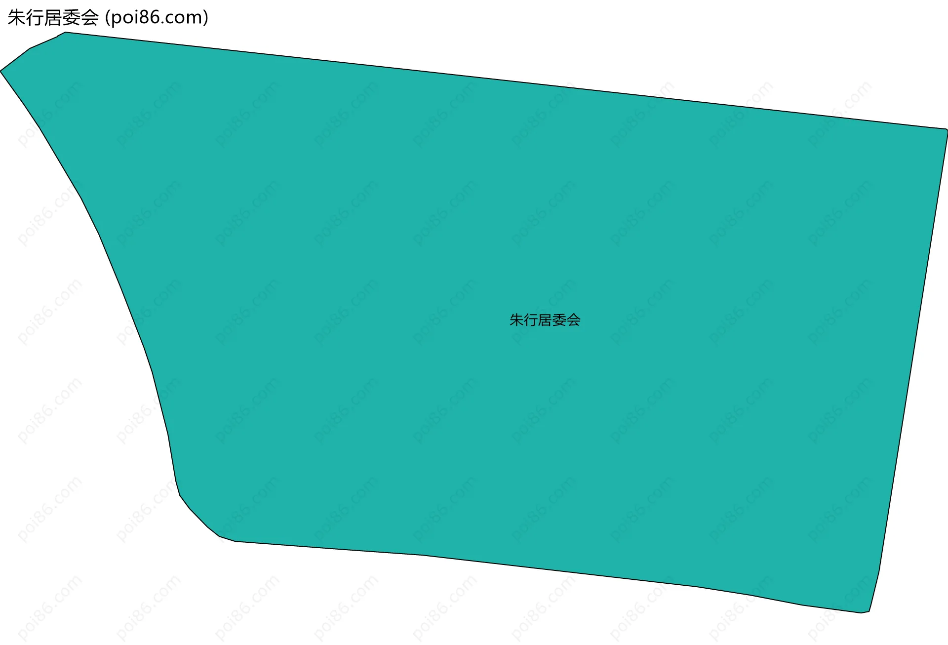 朱行居委会边界地图