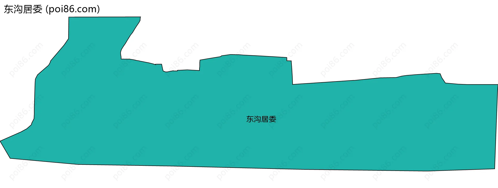 东沟居委边界地图