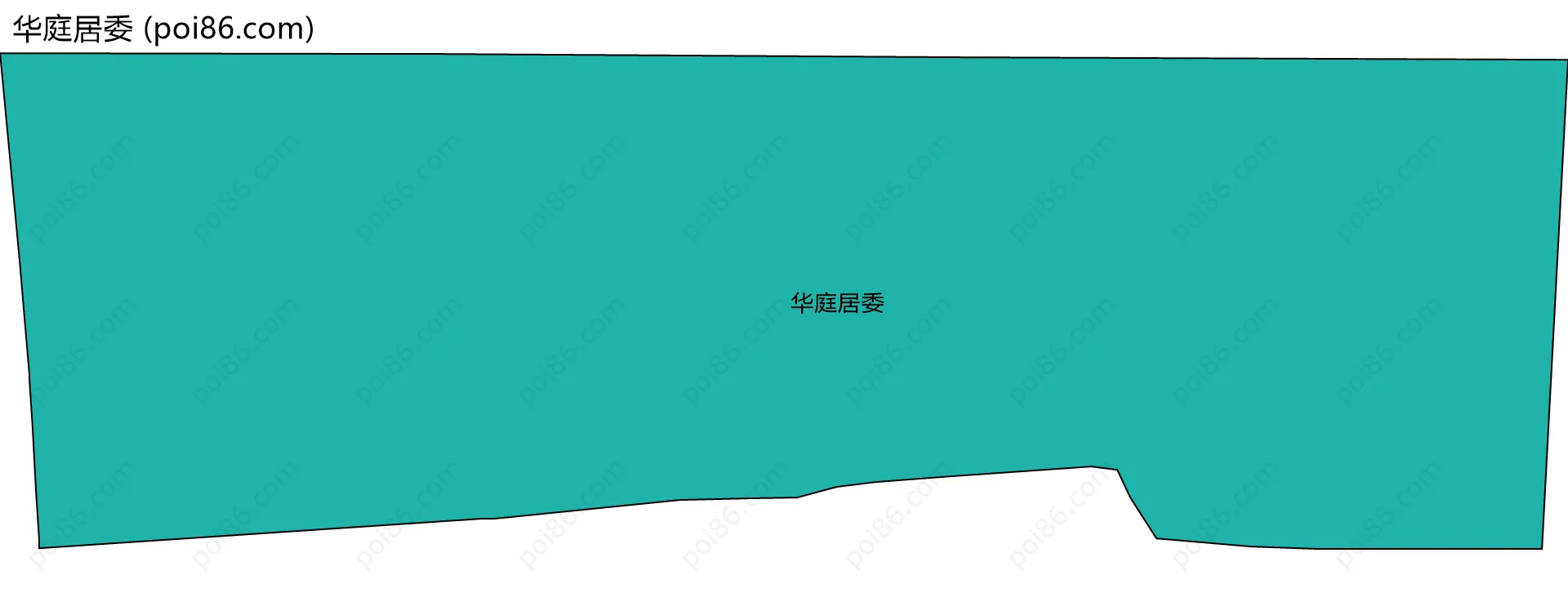 华庭居委边界地图
