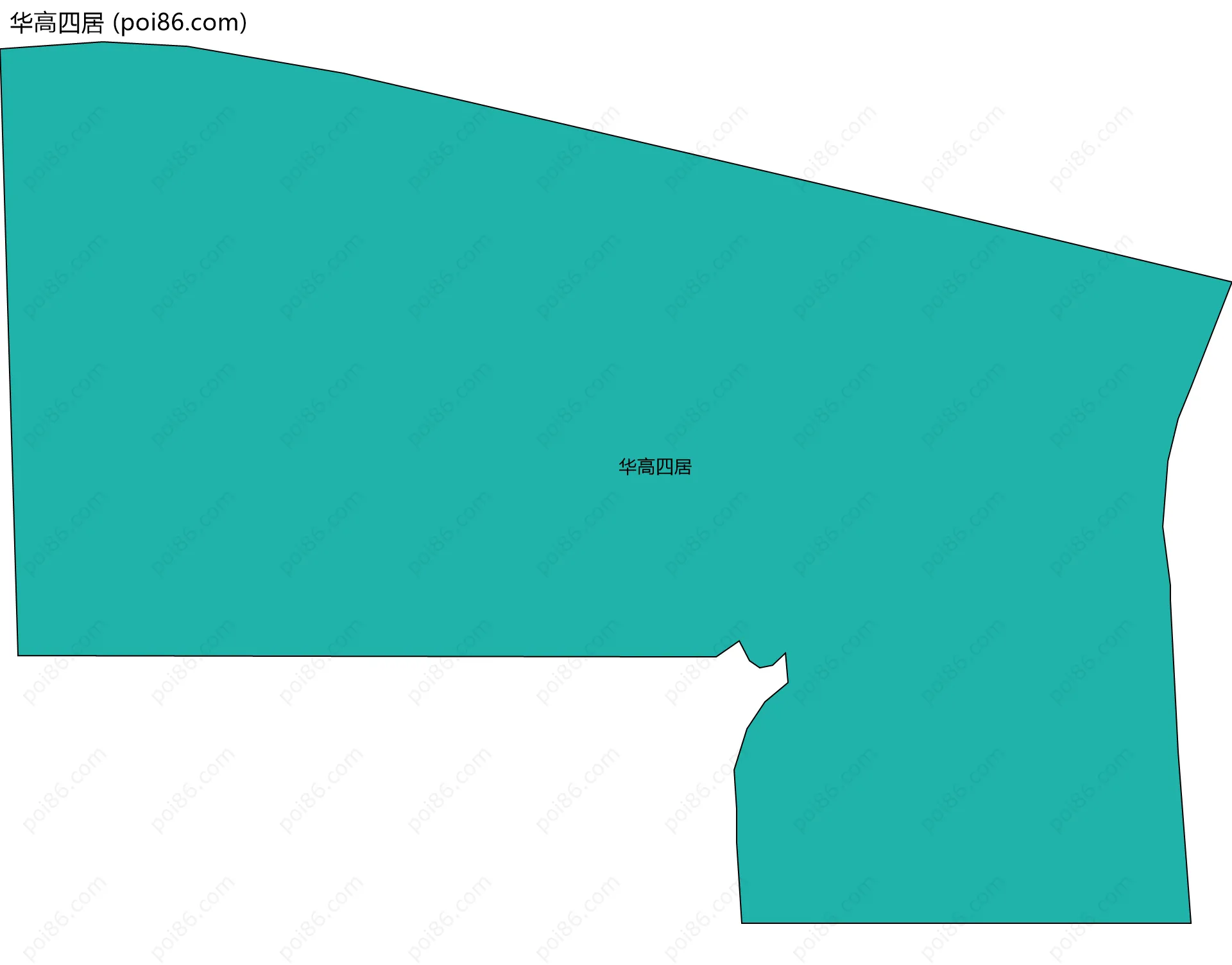 华高四居边界地图
