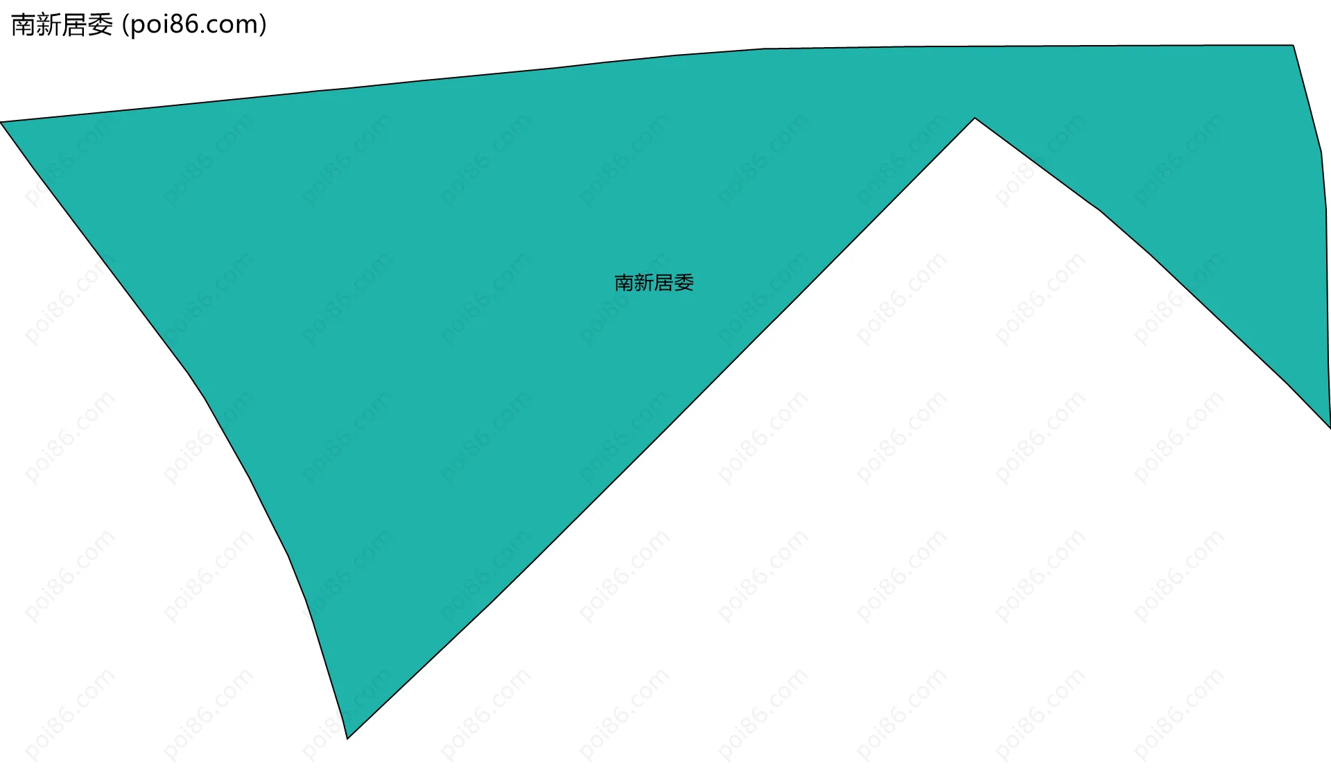 南新居委边界地图