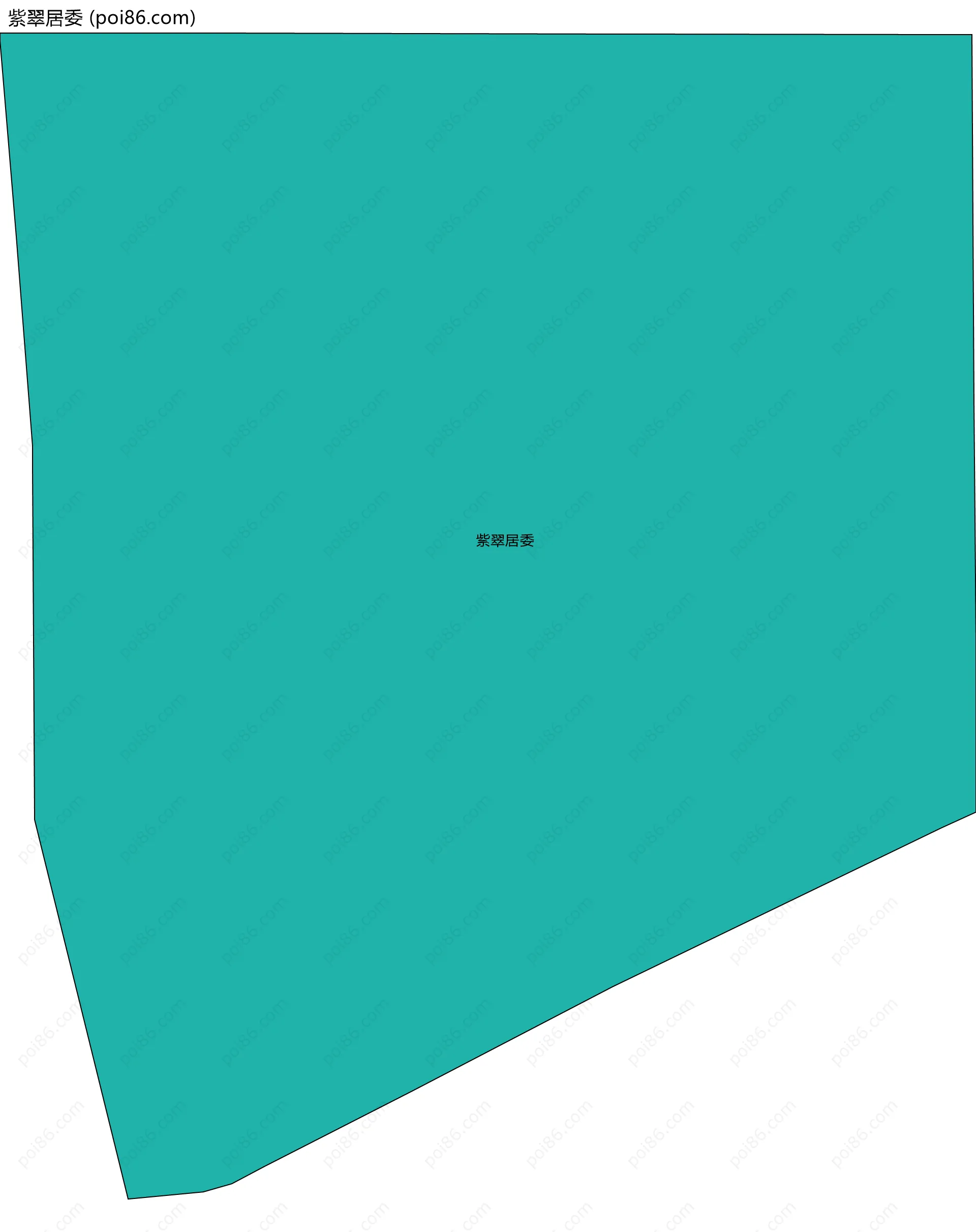 紫翠居委边界地图