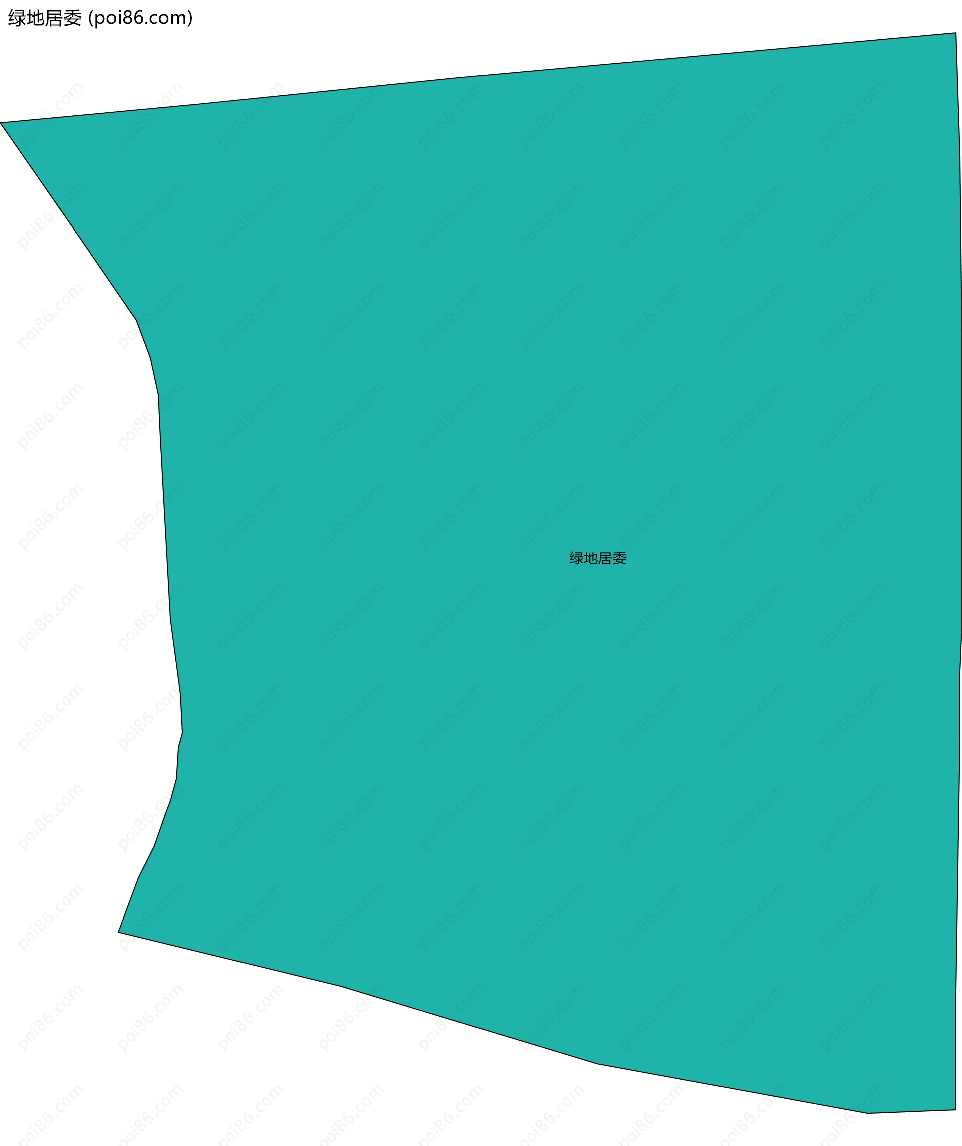 绿地居委边界地图