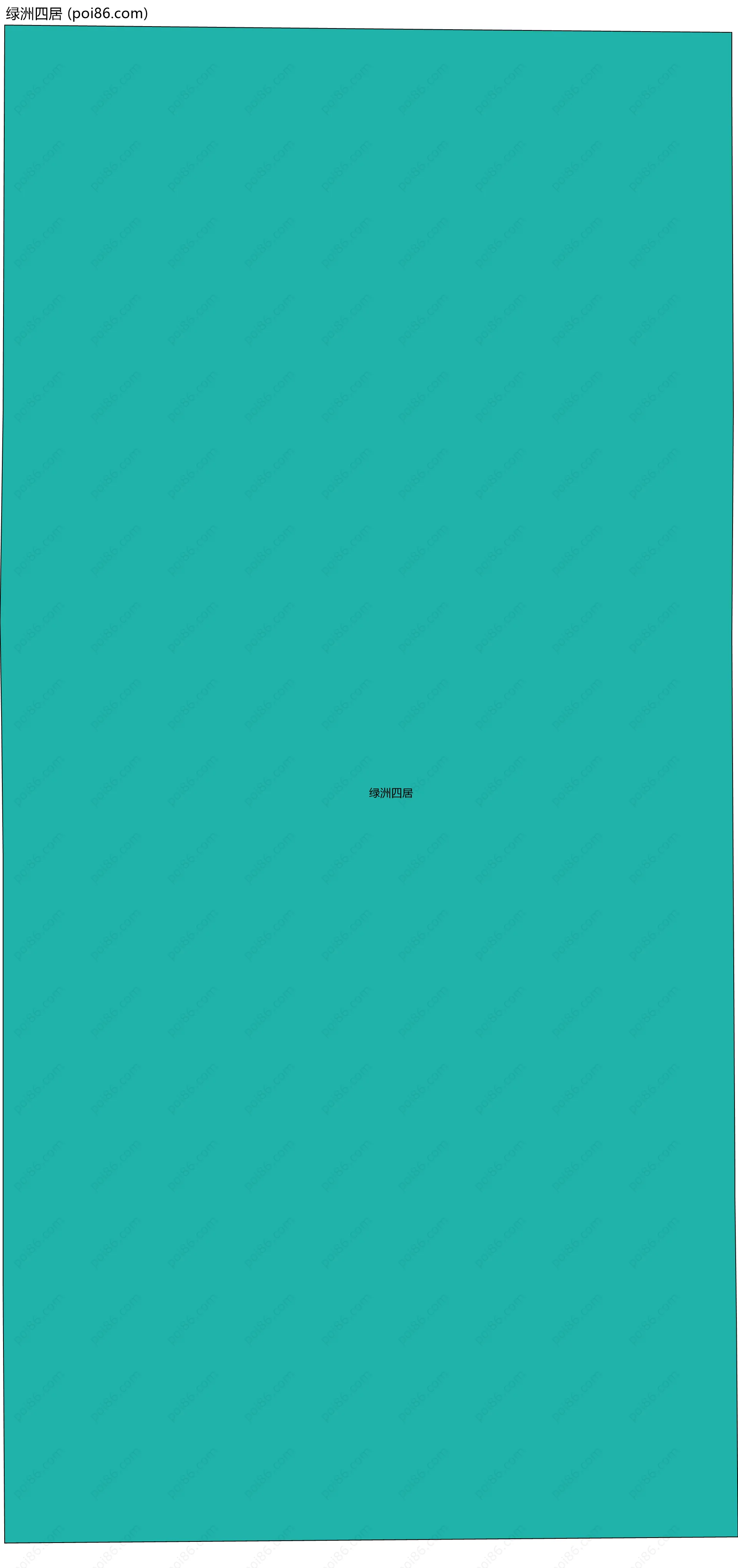 绿洲四居边界地图