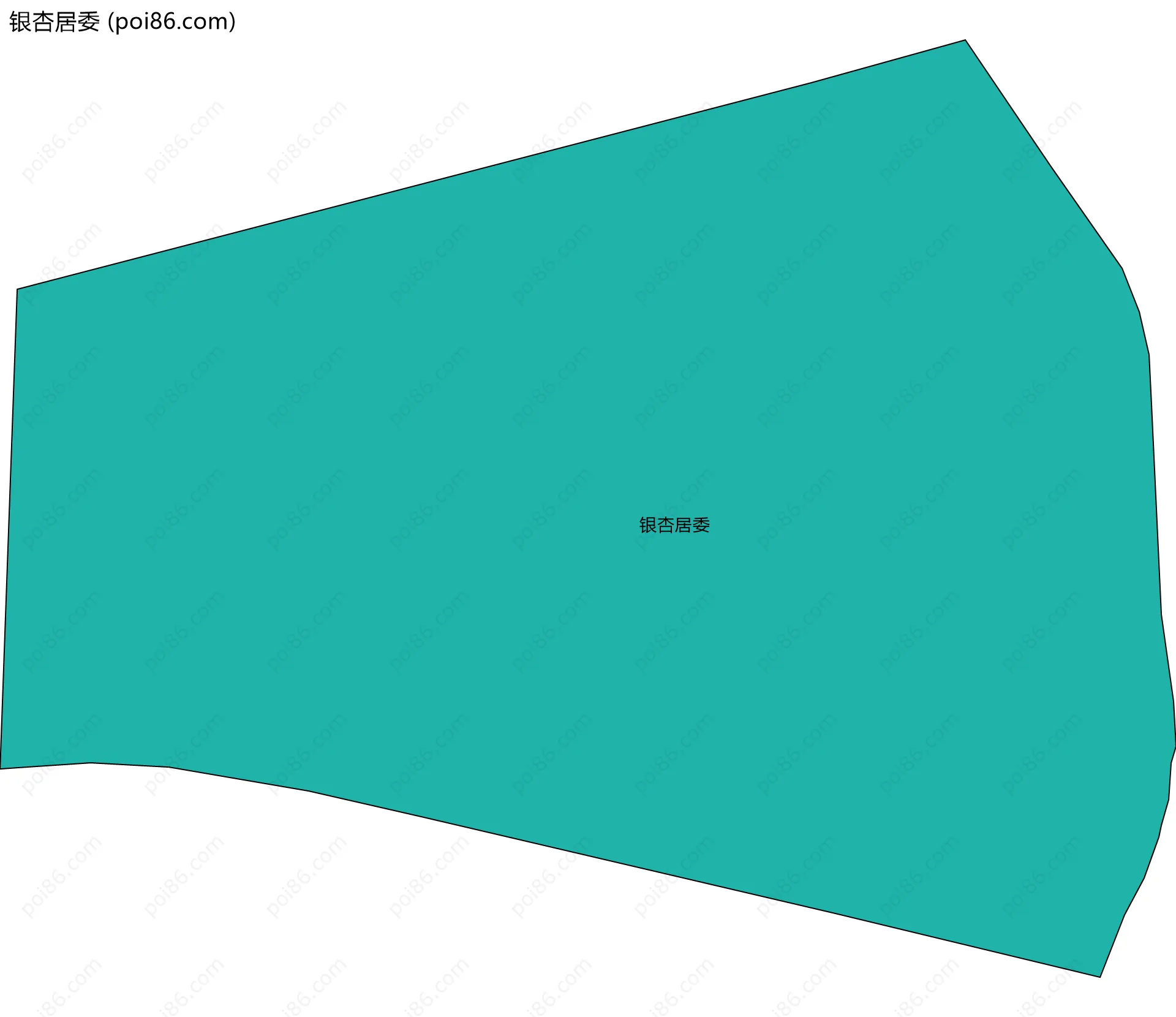 银杏居委边界地图
