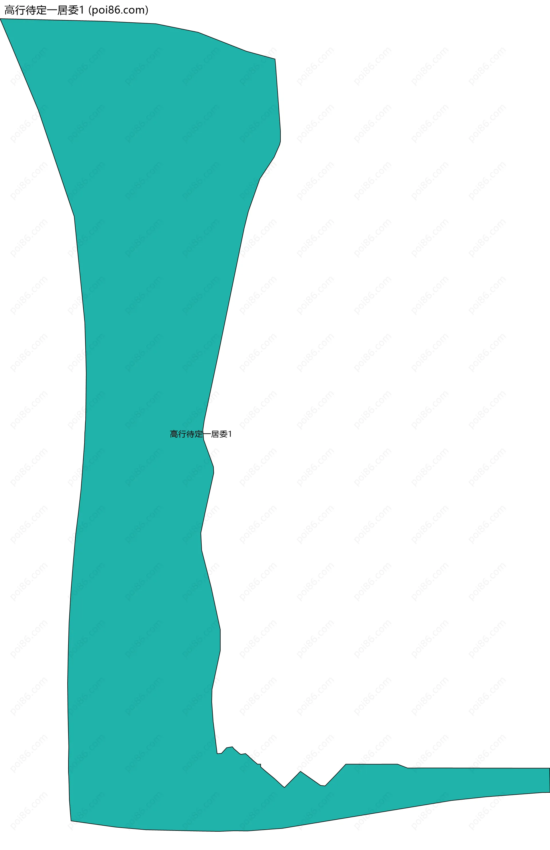 高行待定一居委1边界地图