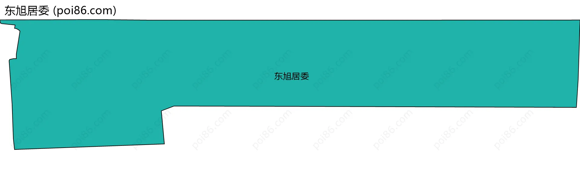 东旭居委边界地图