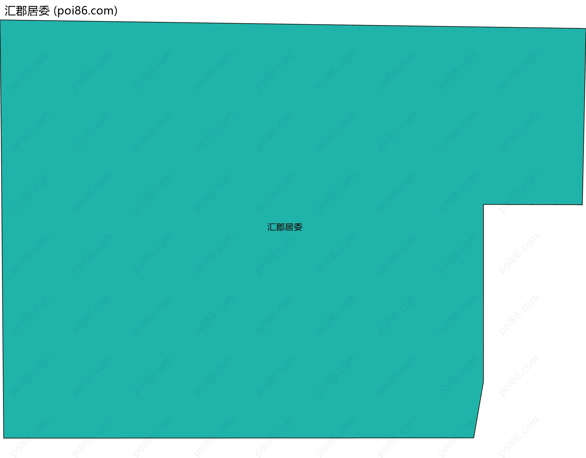 汇郡居委边界地图