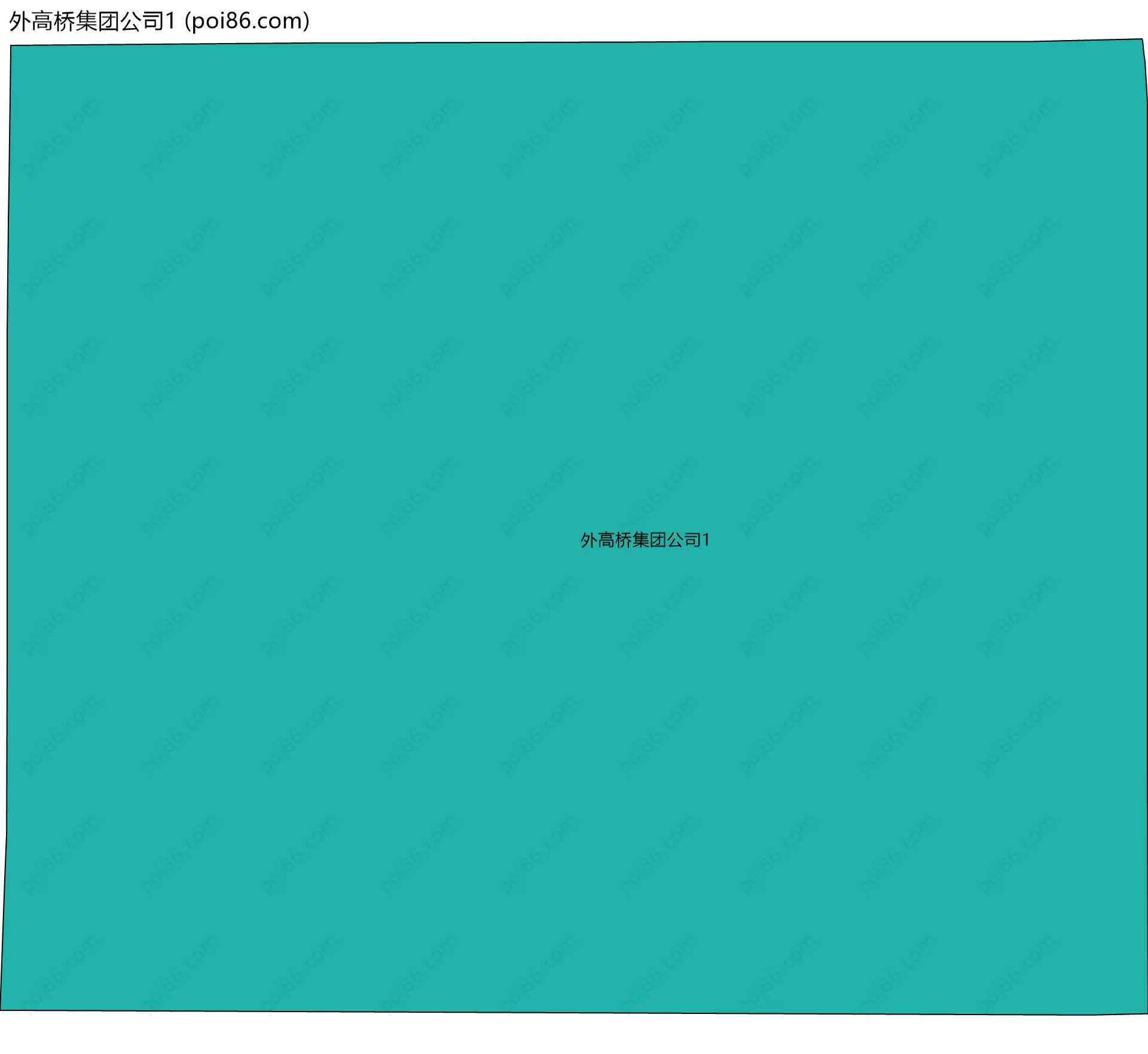外高桥集团公司1边界地图