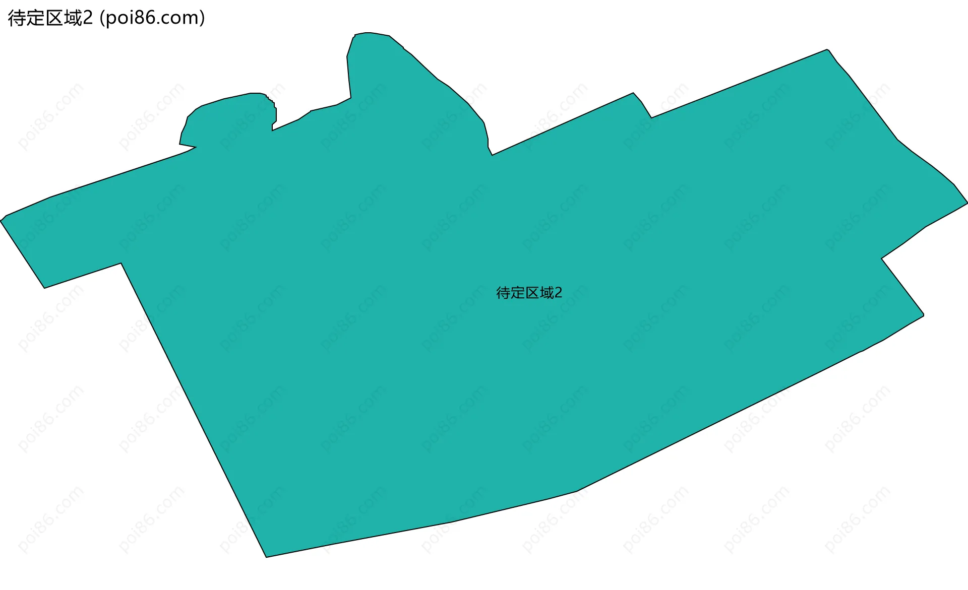 待定区域2边界地图