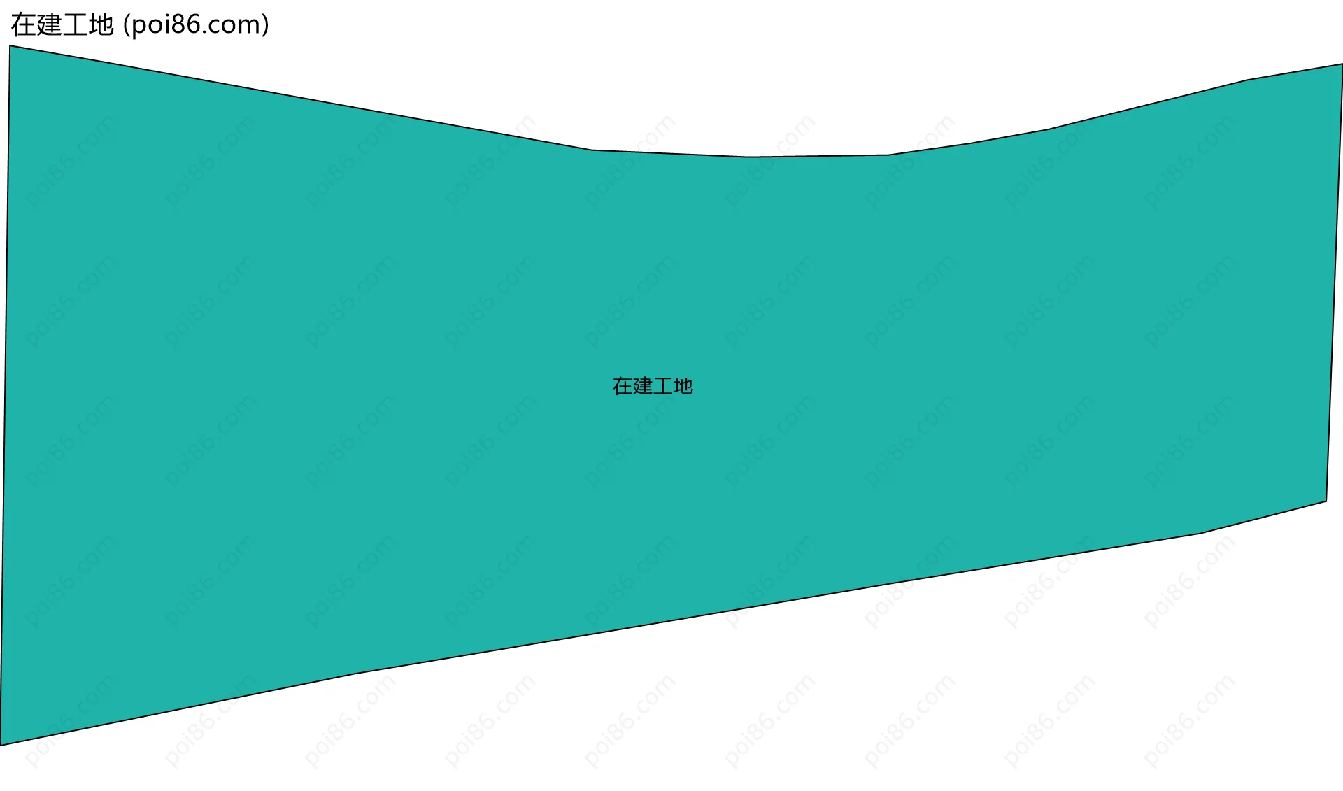 在建工地边界地图