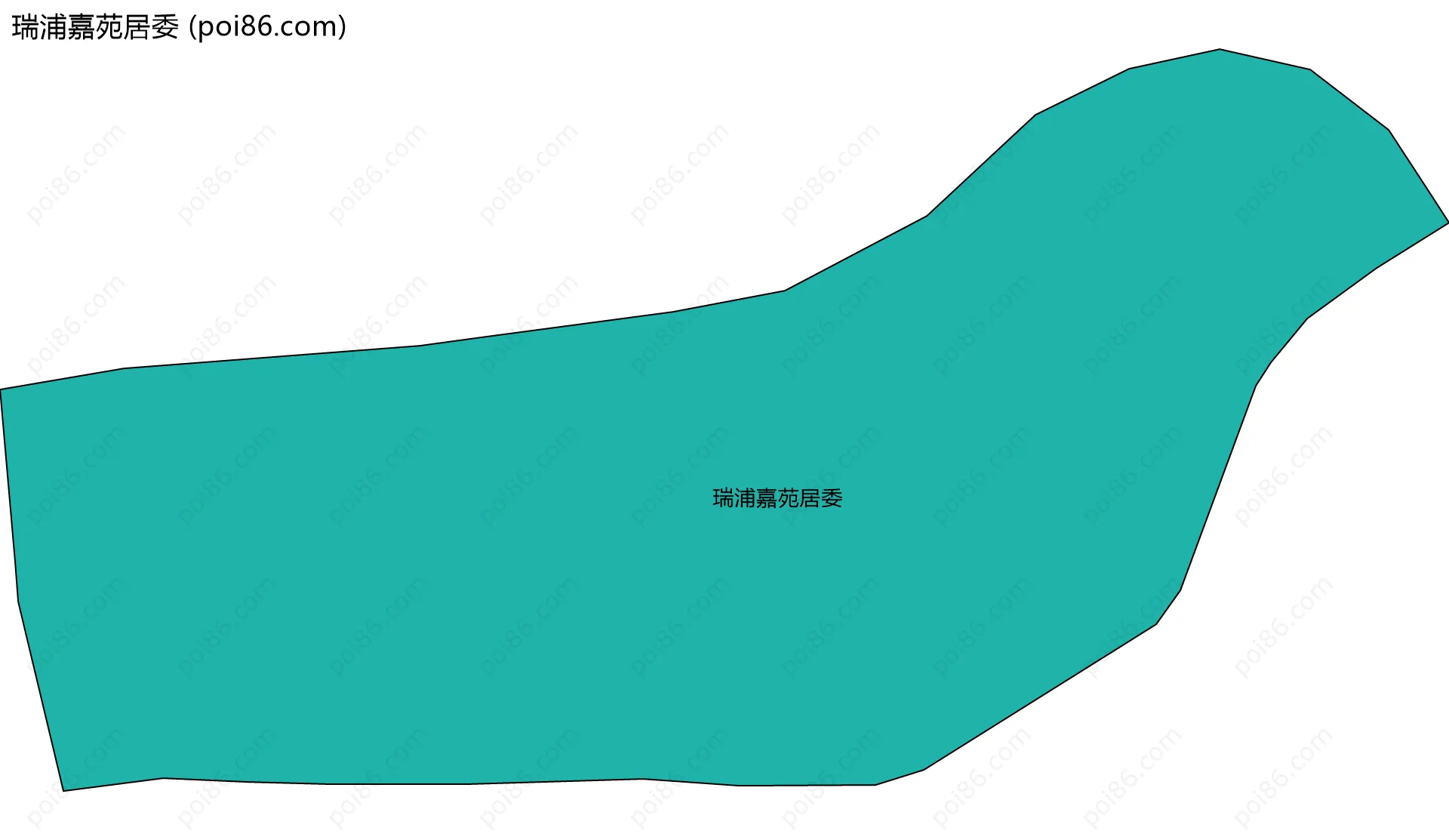 瑞浦嘉苑居委边界地图