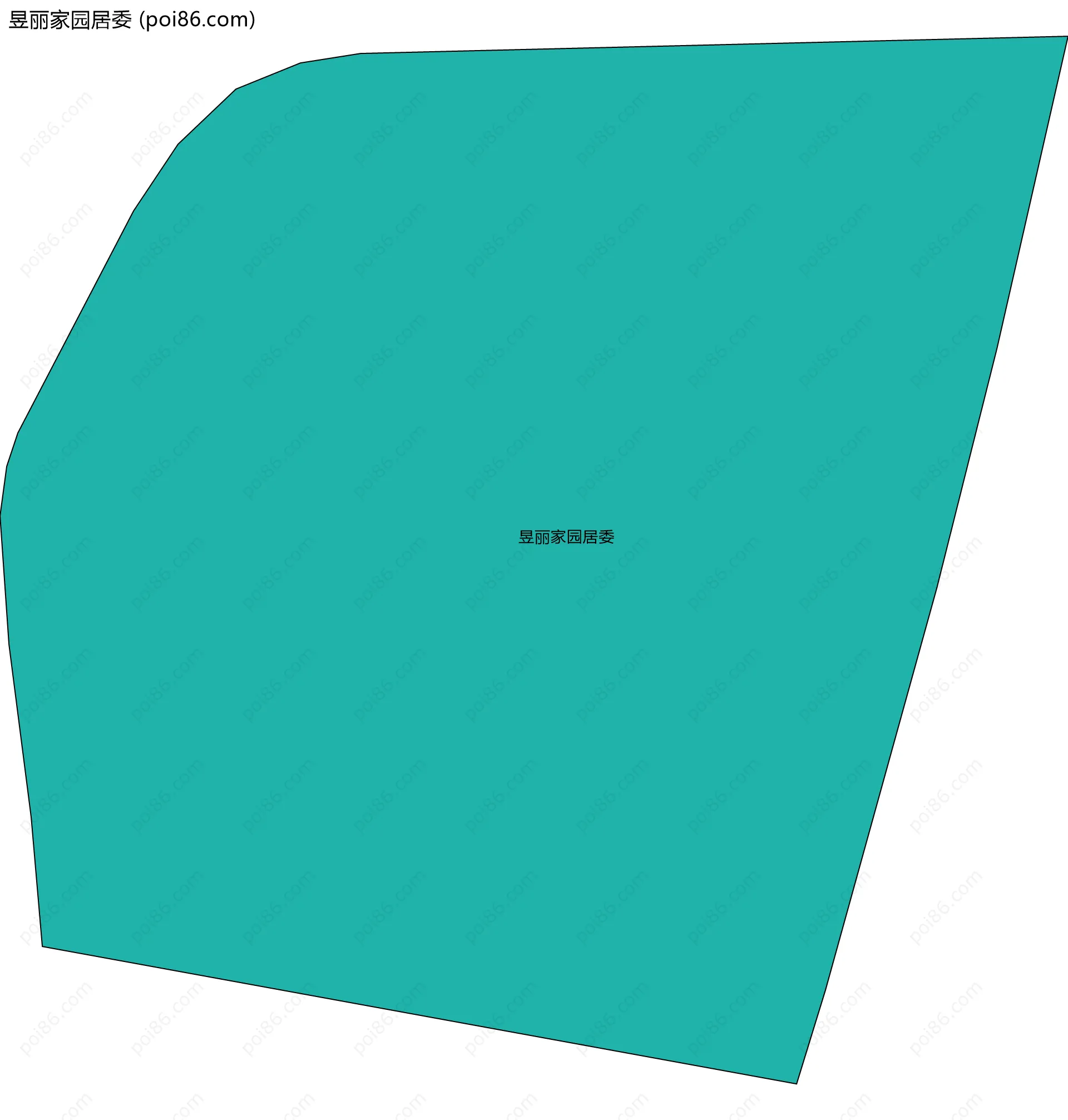 昱丽家园居委边界地图