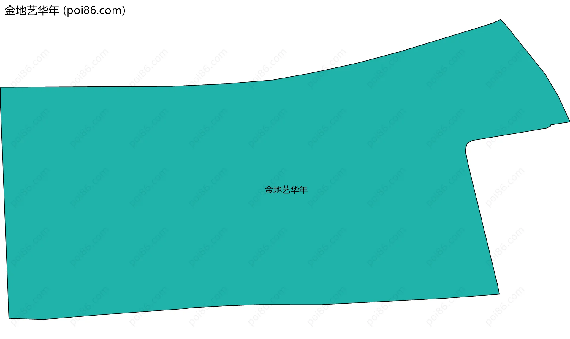 金地艺华年边界地图