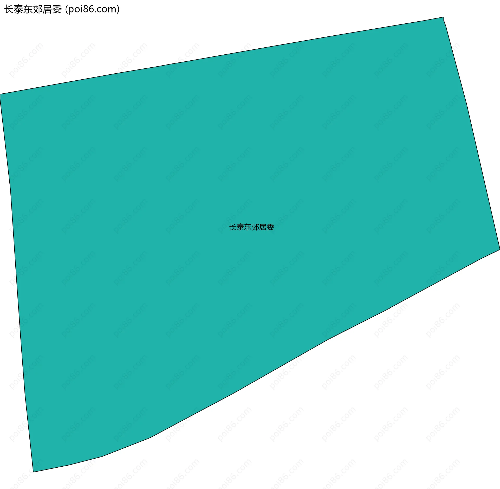 长泰东郊居委边界地图