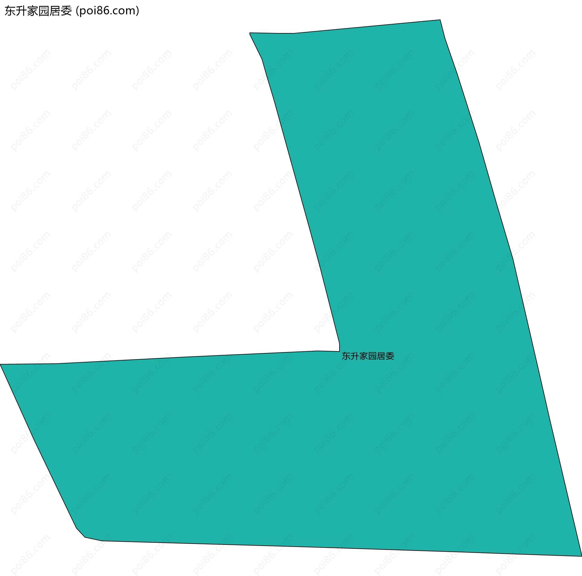 东升家园居委边界地图