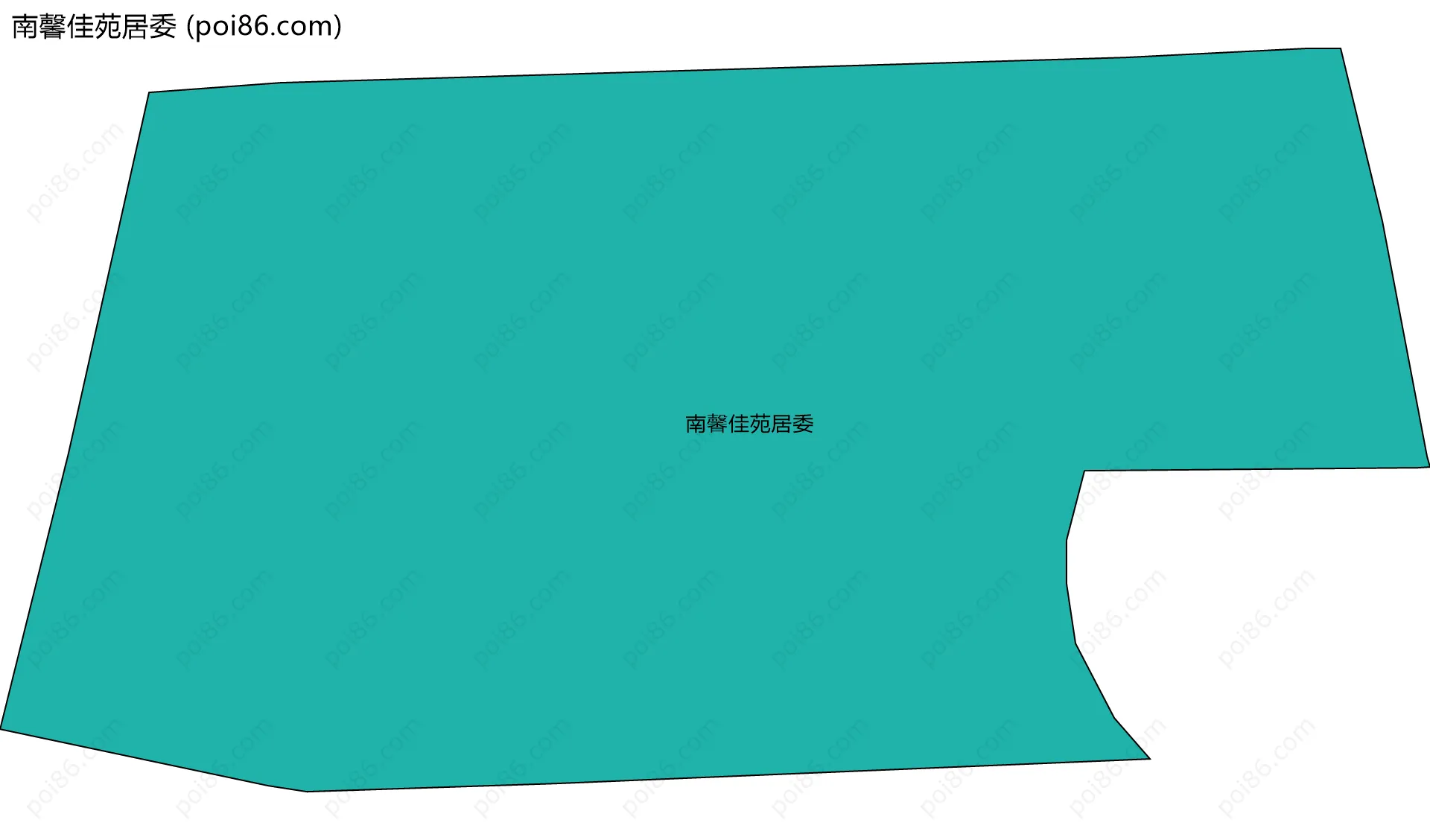 南馨佳苑居委边界地图