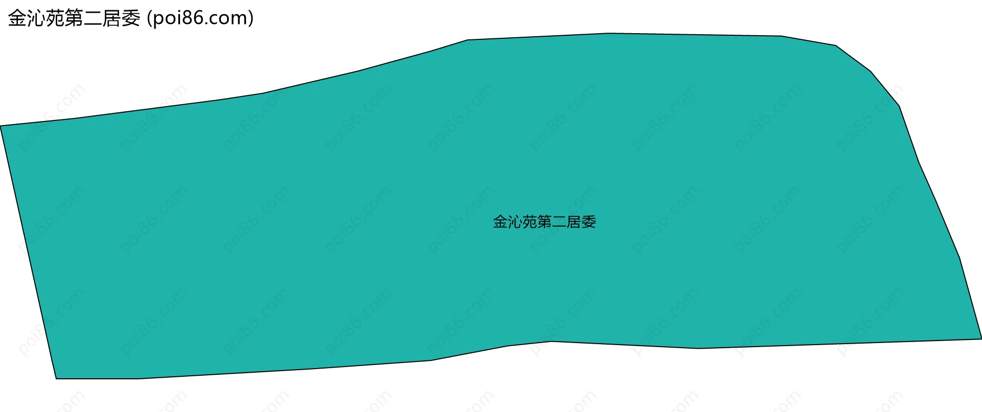 金沁苑第二居委边界地图