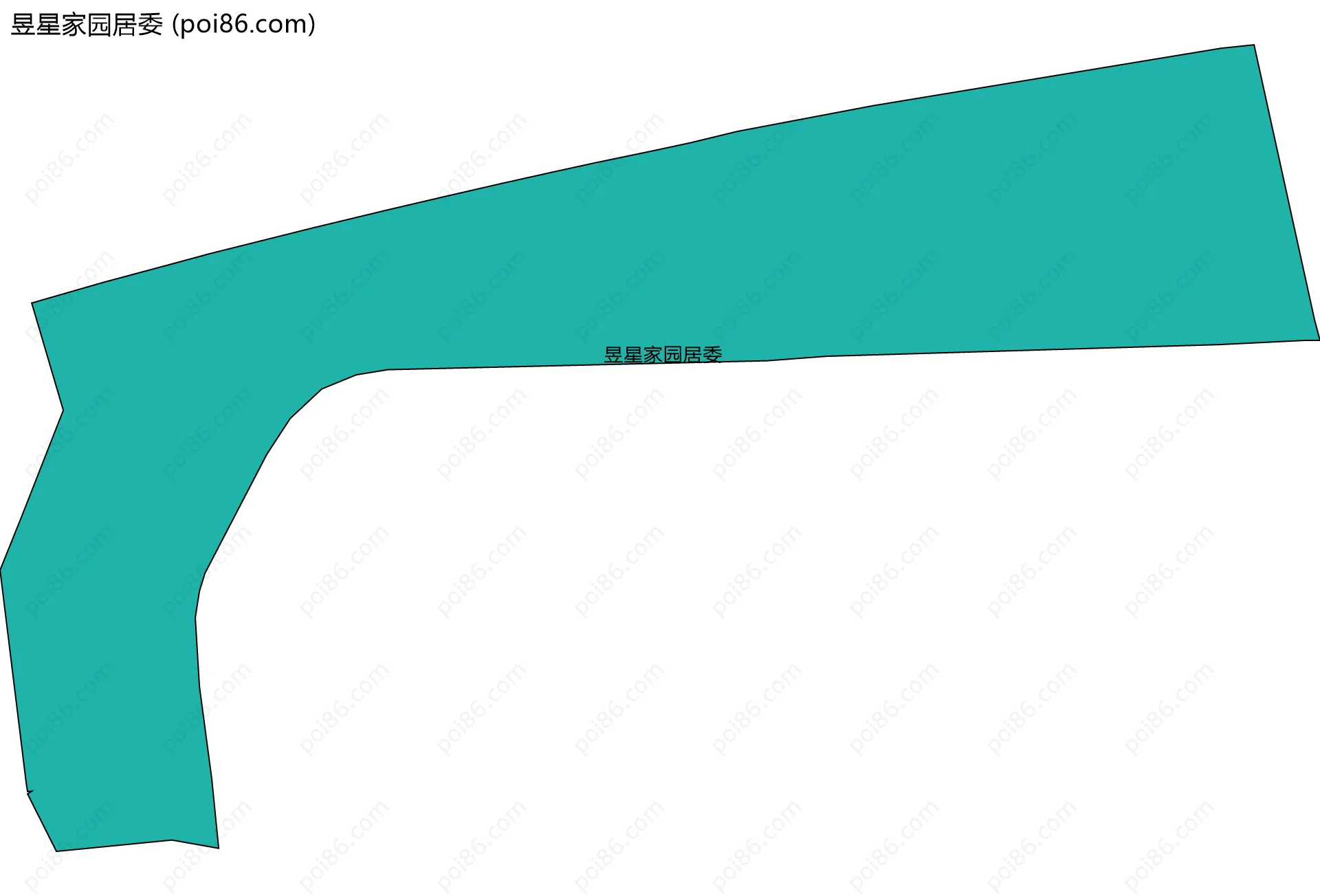 昱星家园居委边界地图