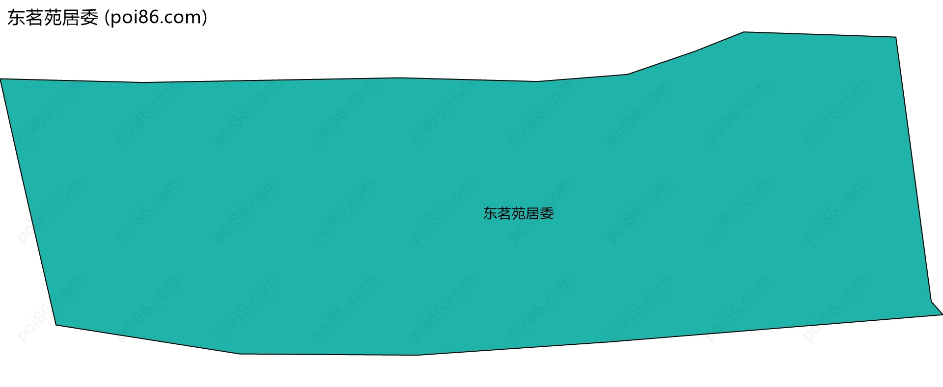 东茗苑居委边界地图