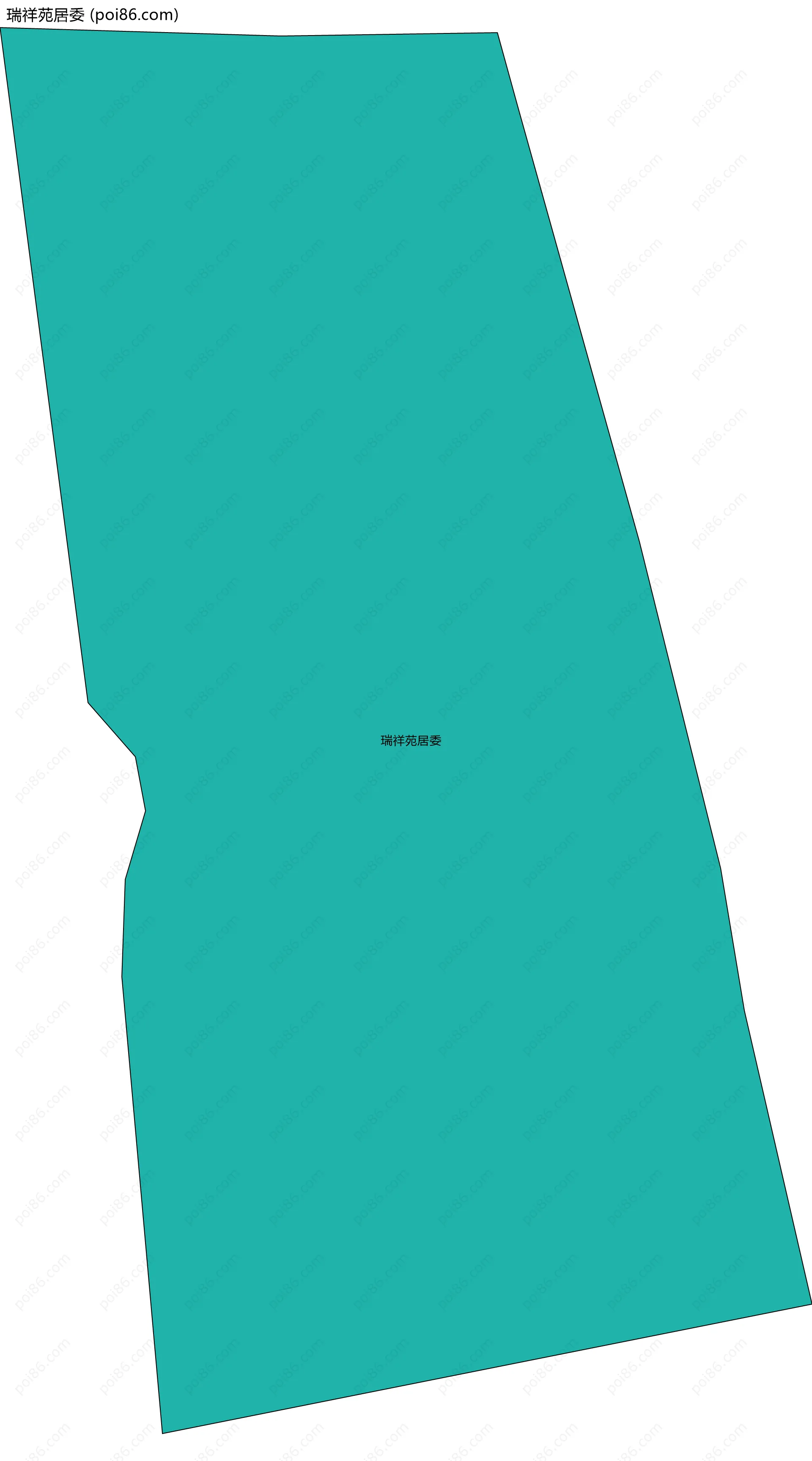 瑞祥苑居委边界地图