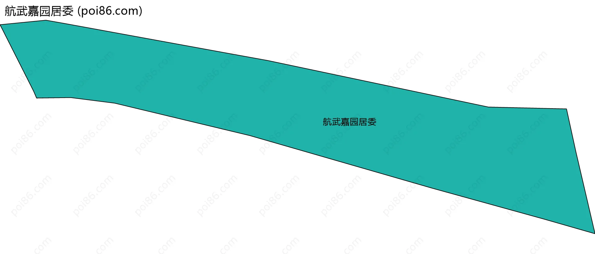 航武嘉园居委边界地图