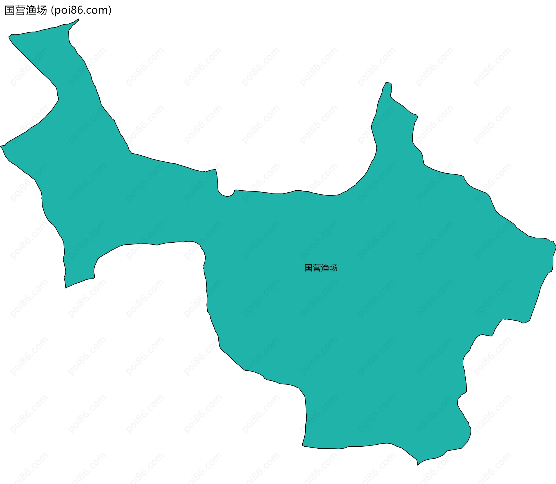 国营渔场边界地图