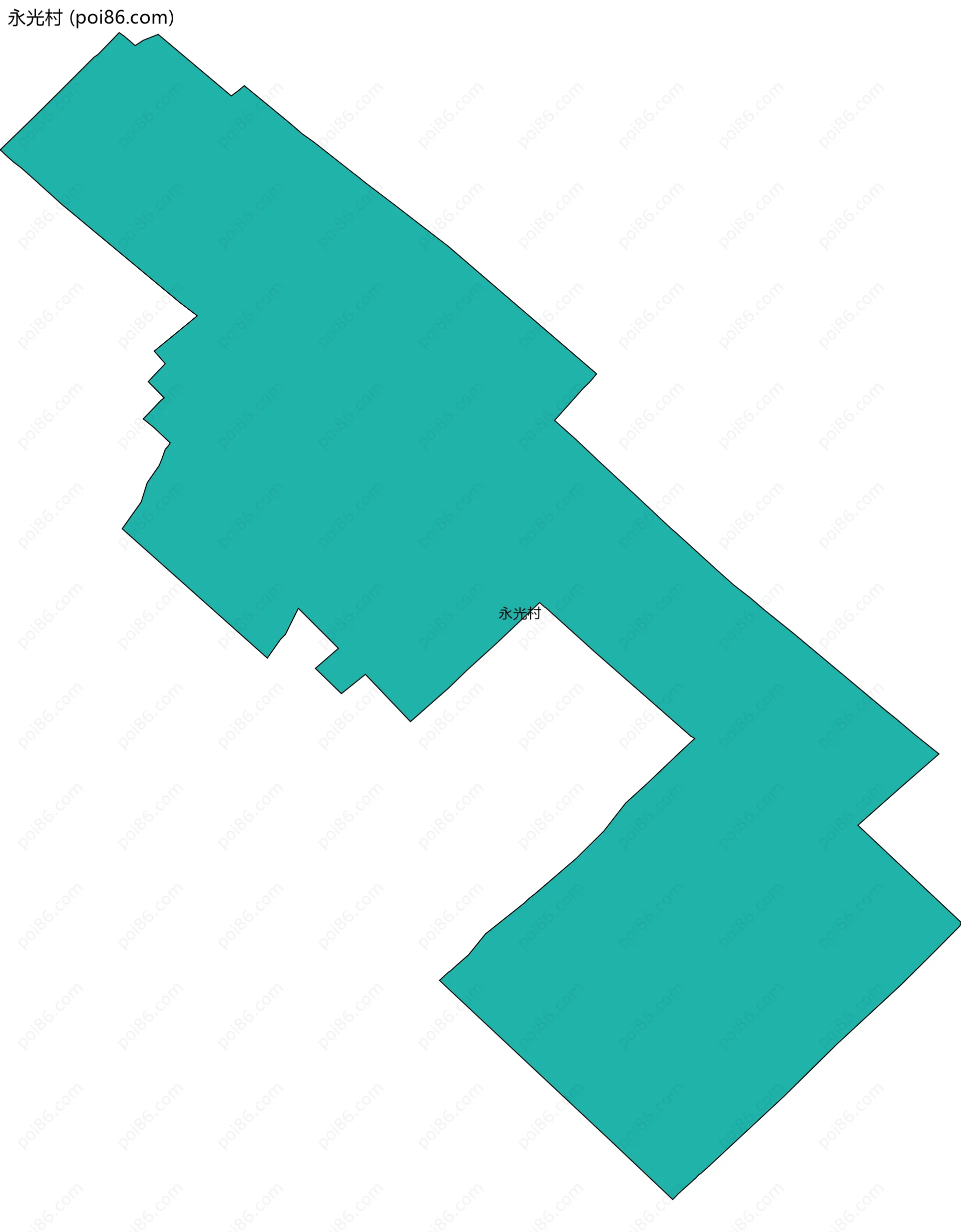 永光村边界地图