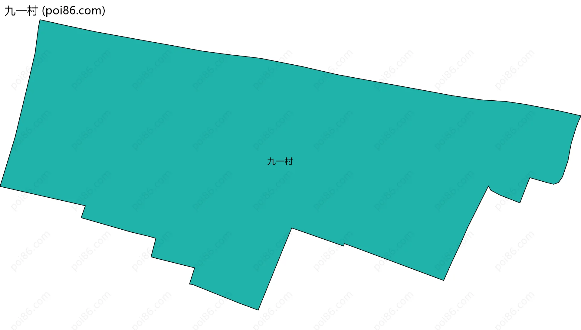 九一村边界地图