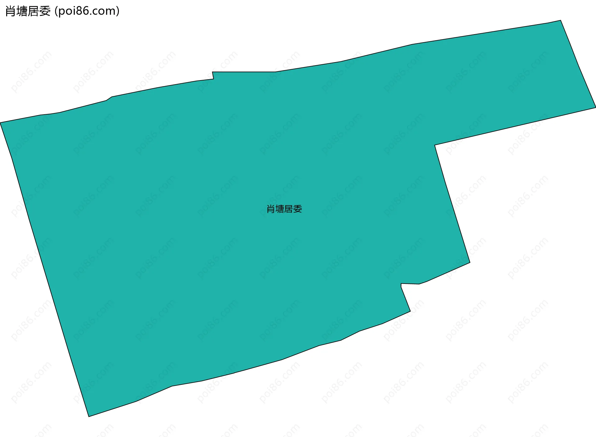 肖塘居委边界地图