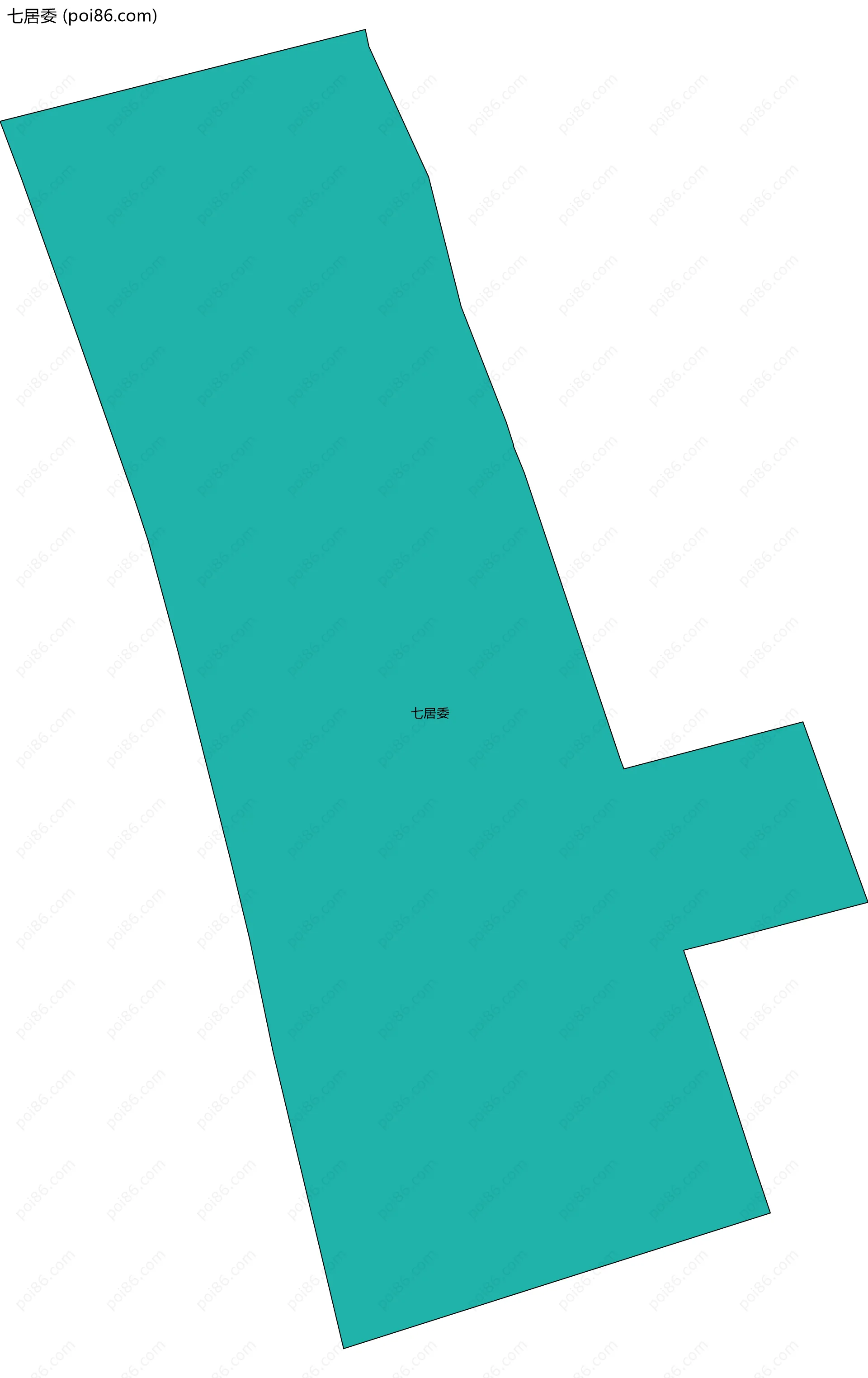 七居委边界地图