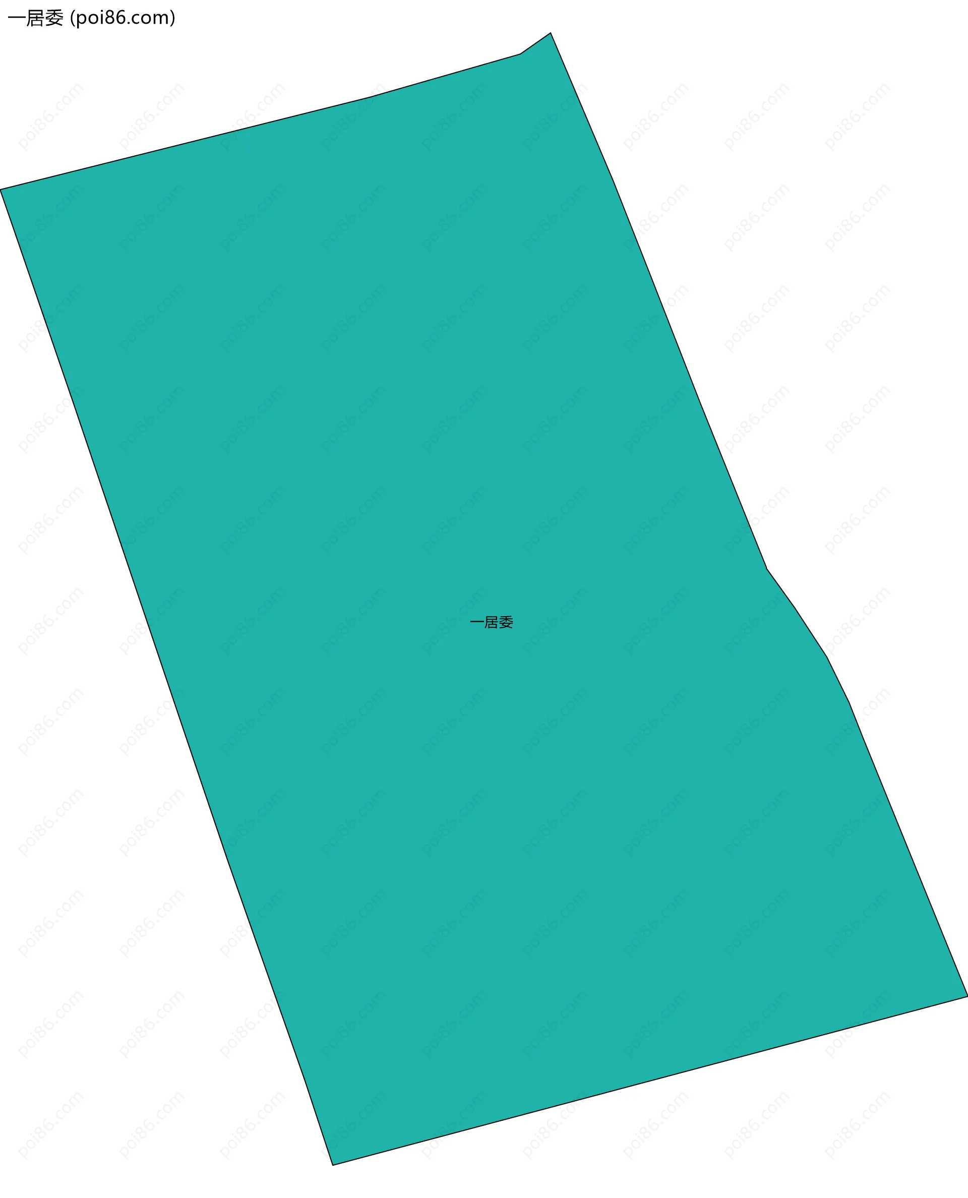 一居委边界地图