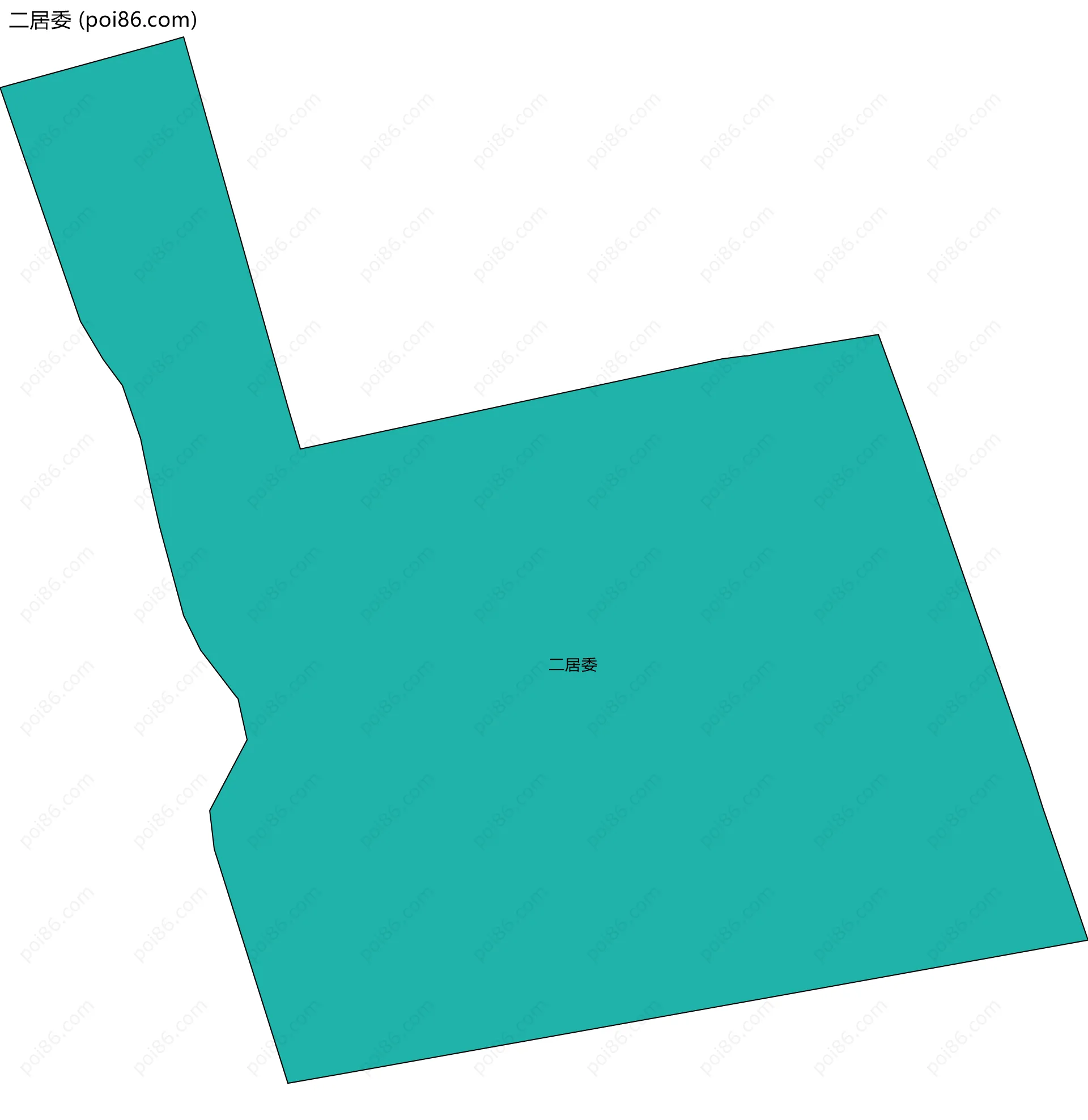 二居委边界地图