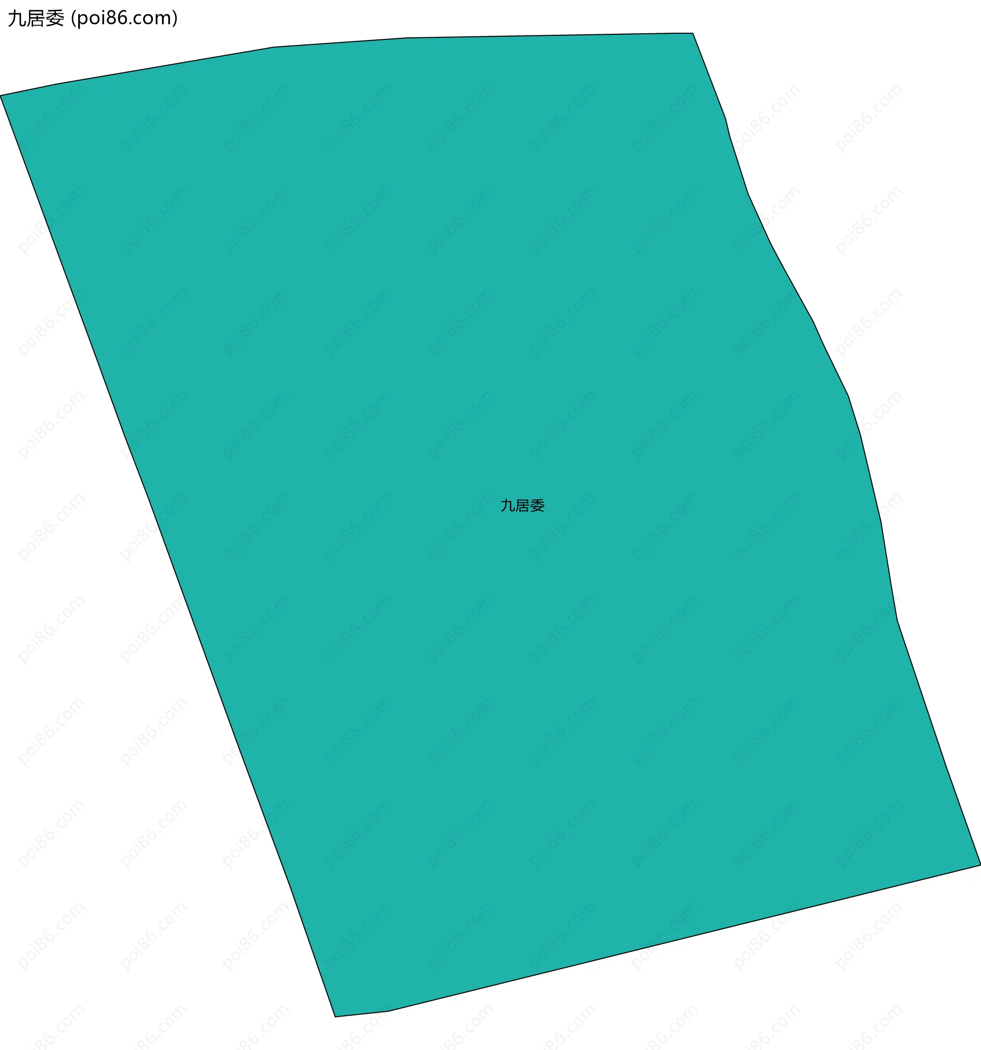 九居委边界地图