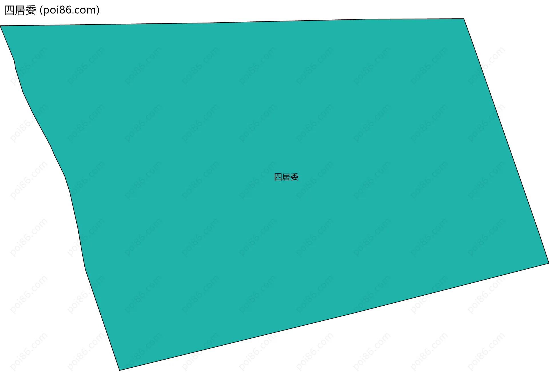 四居委边界地图