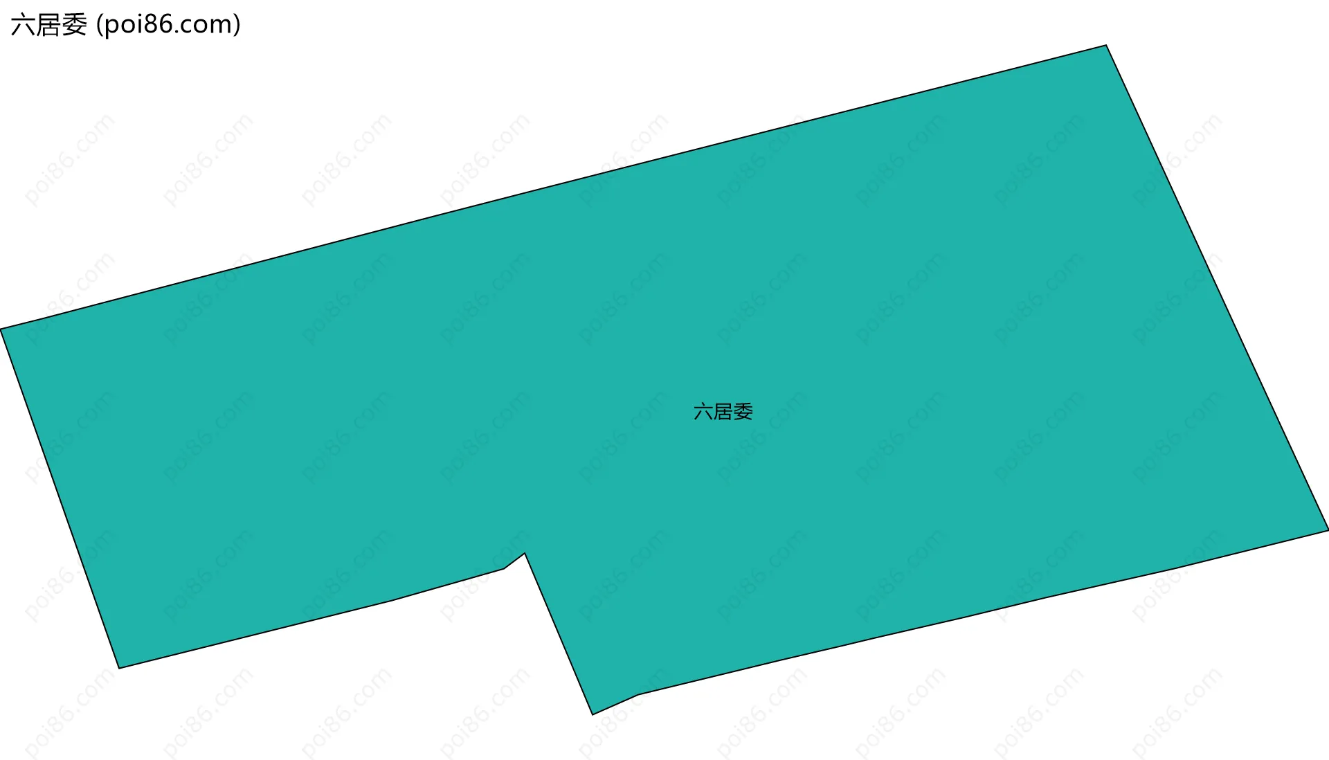 六居委边界地图