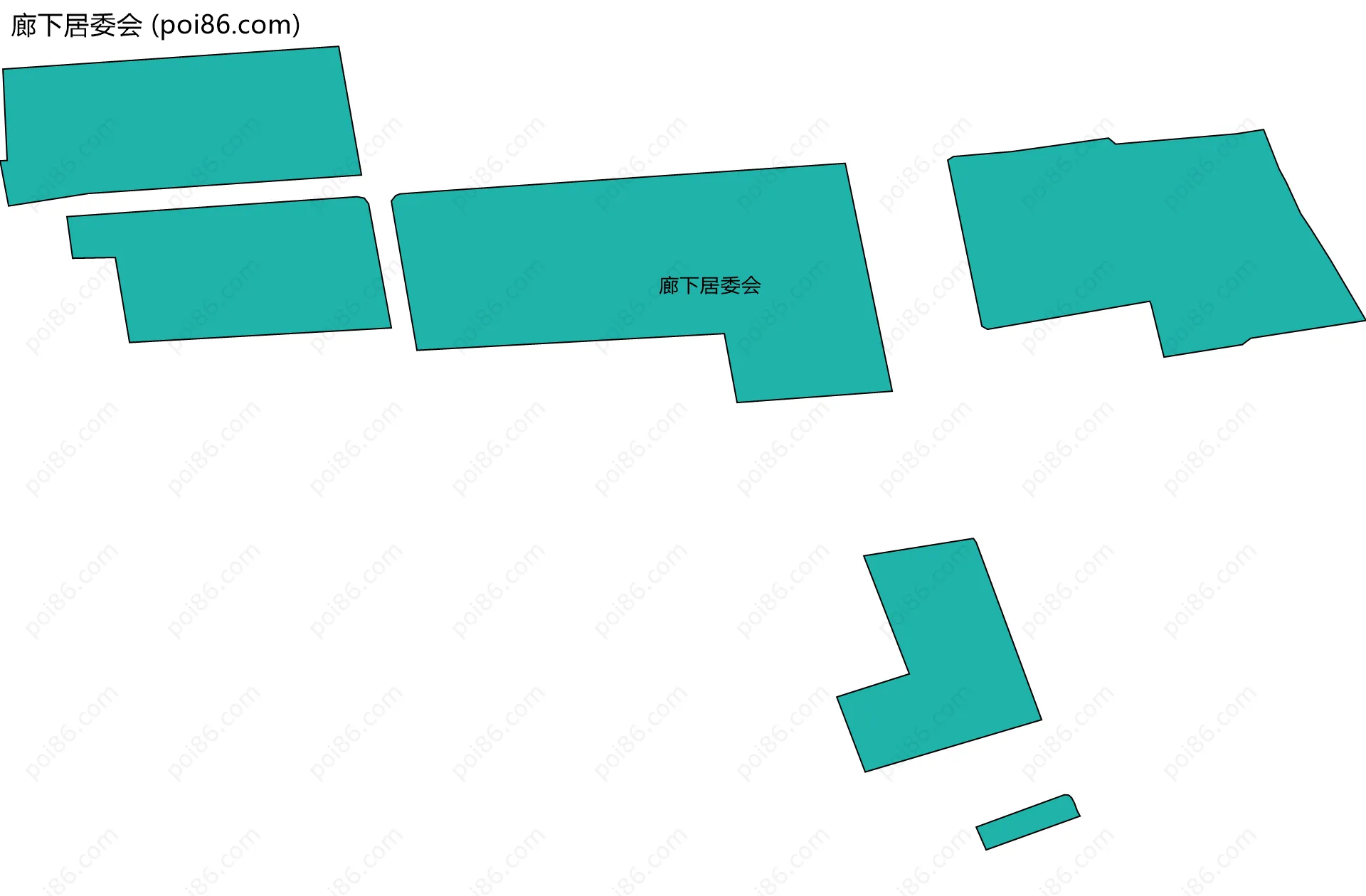 廊下居委会边界地图