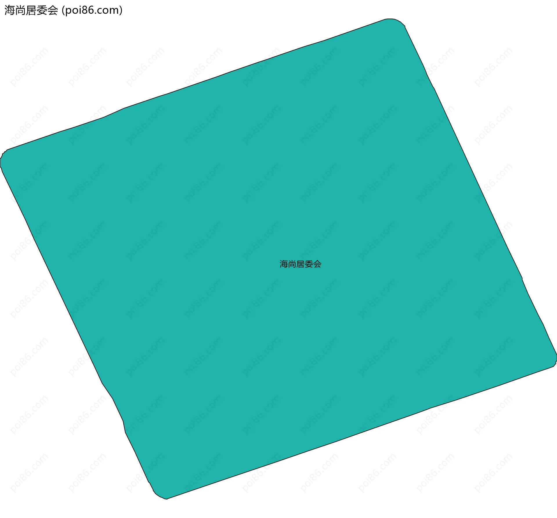 海尚居委会边界地图