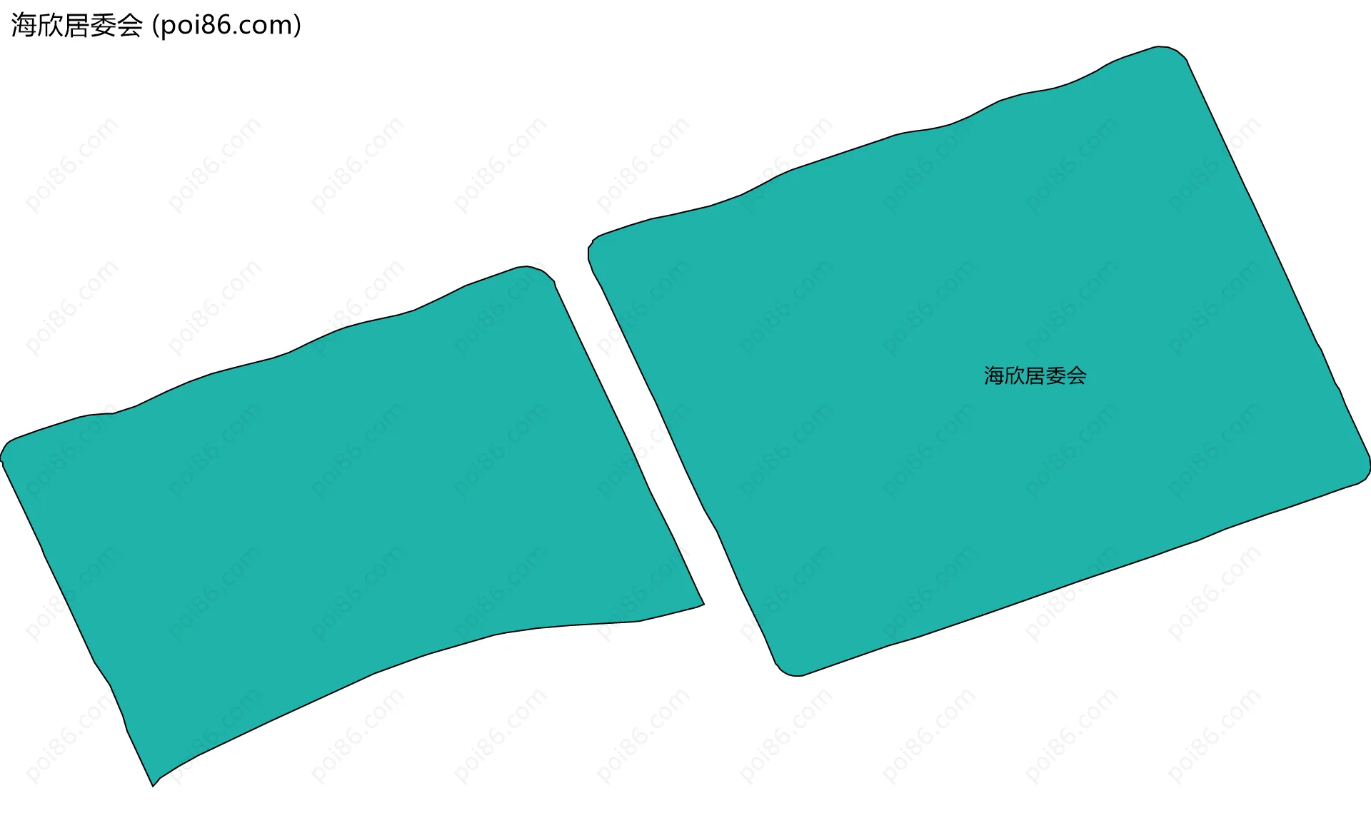 海欣居委会边界地图