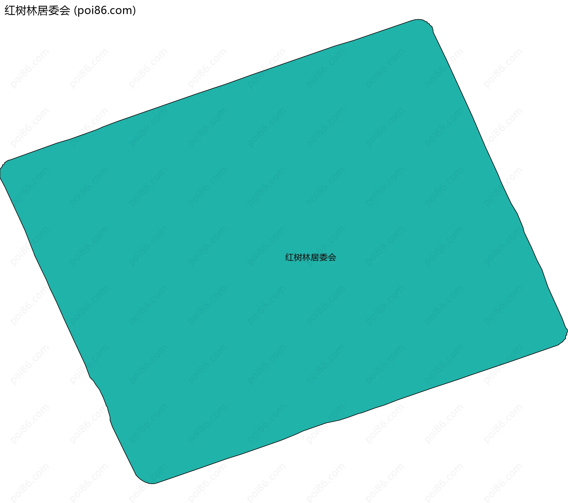 红树林居委会边界地图