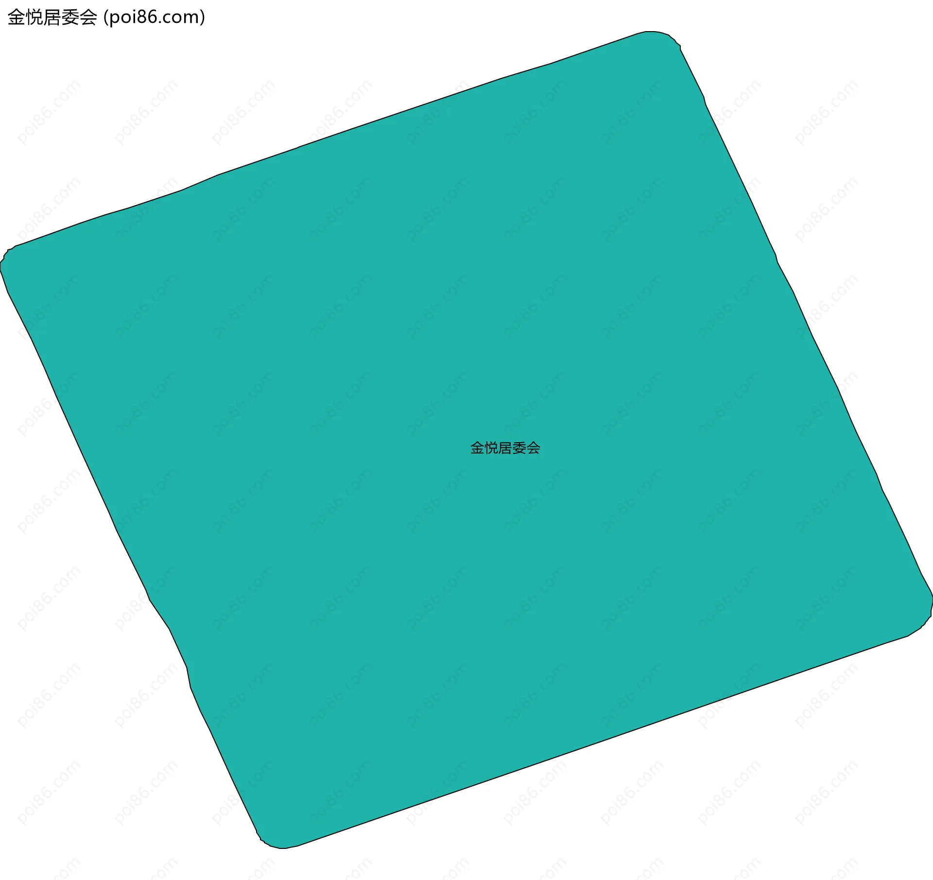 金悦居委会边界地图