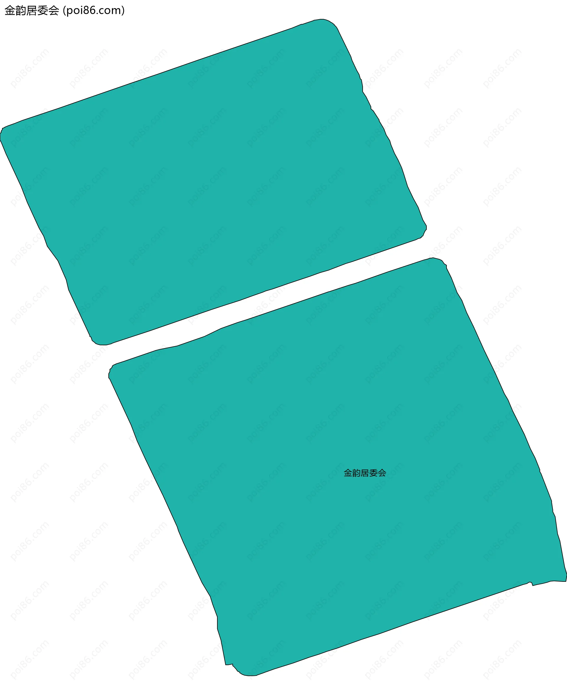 金韵居委会边界地图