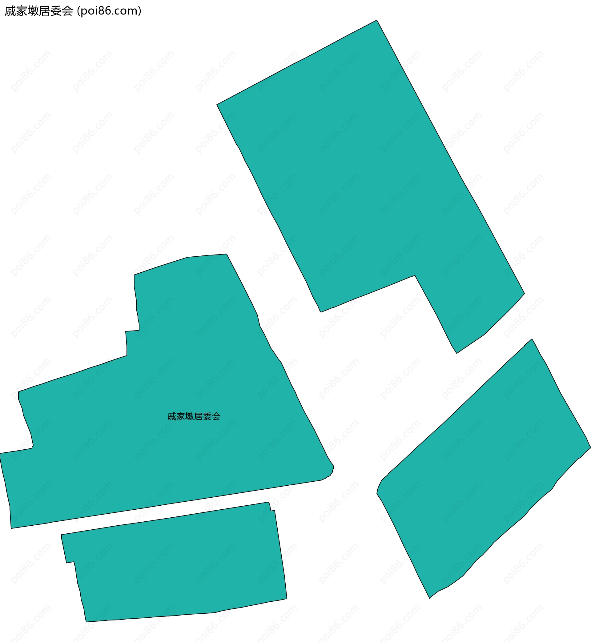 戚家墩居委会边界地图