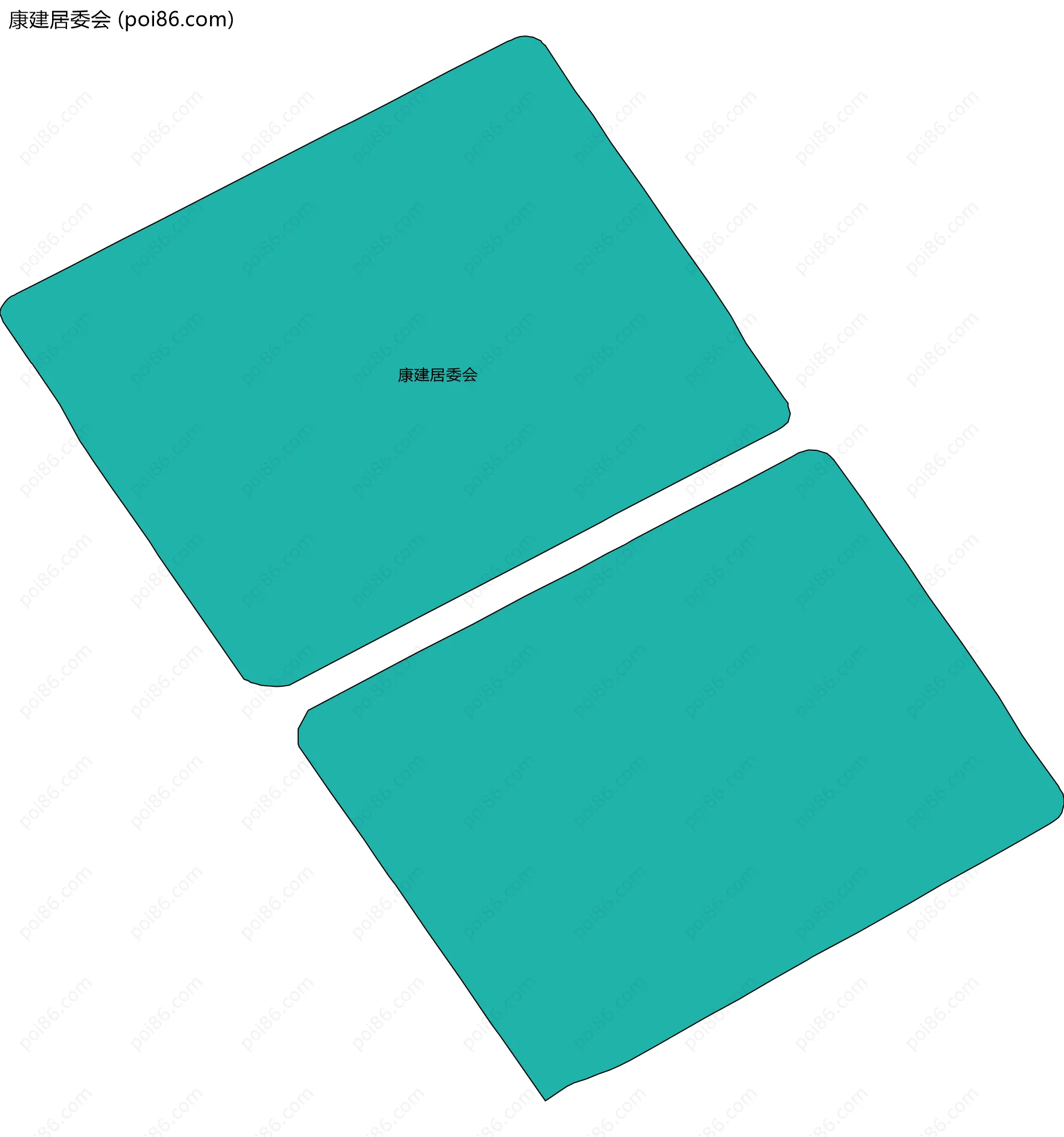 康建居委会边界地图