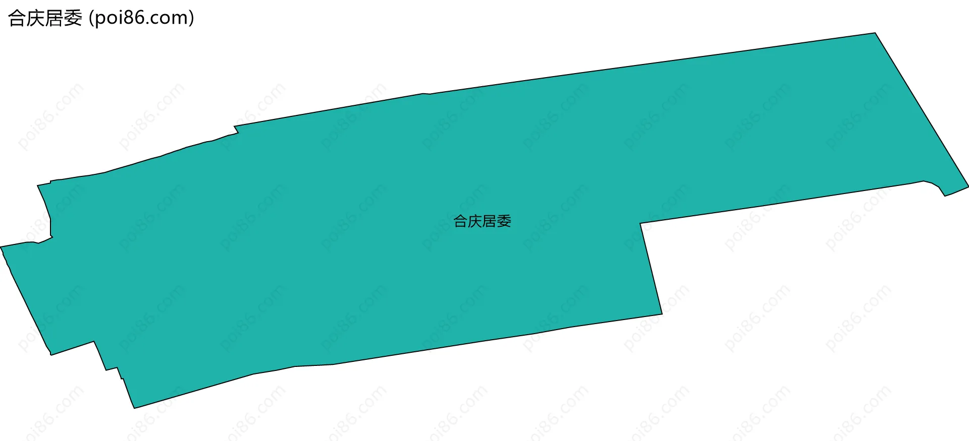 合庆居委边界地图