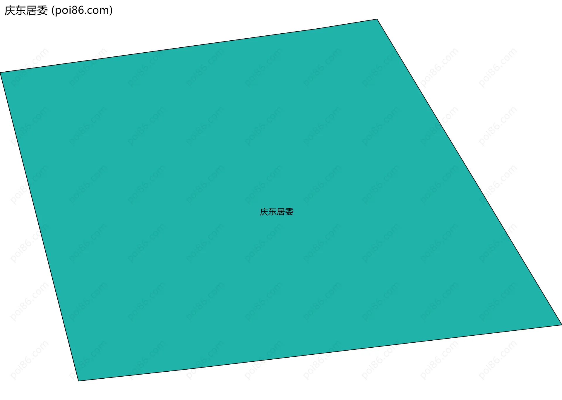 庆东居委边界地图