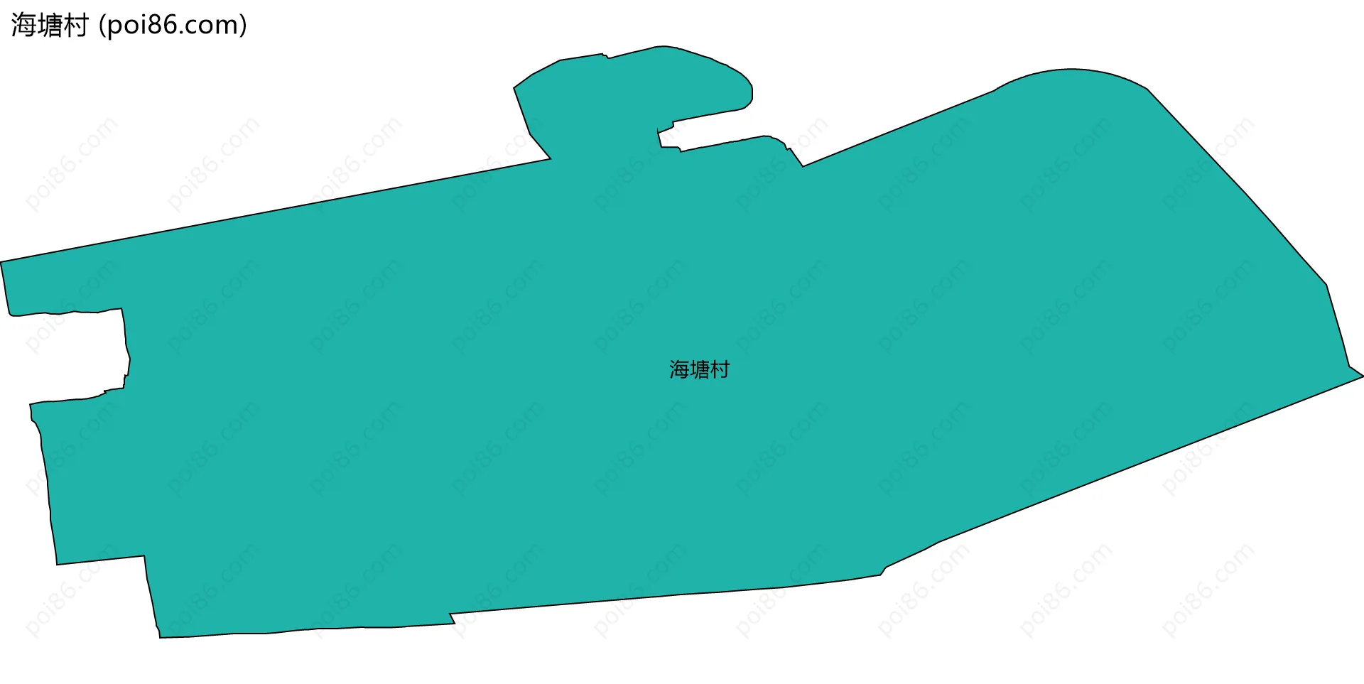 海塘村边界地图